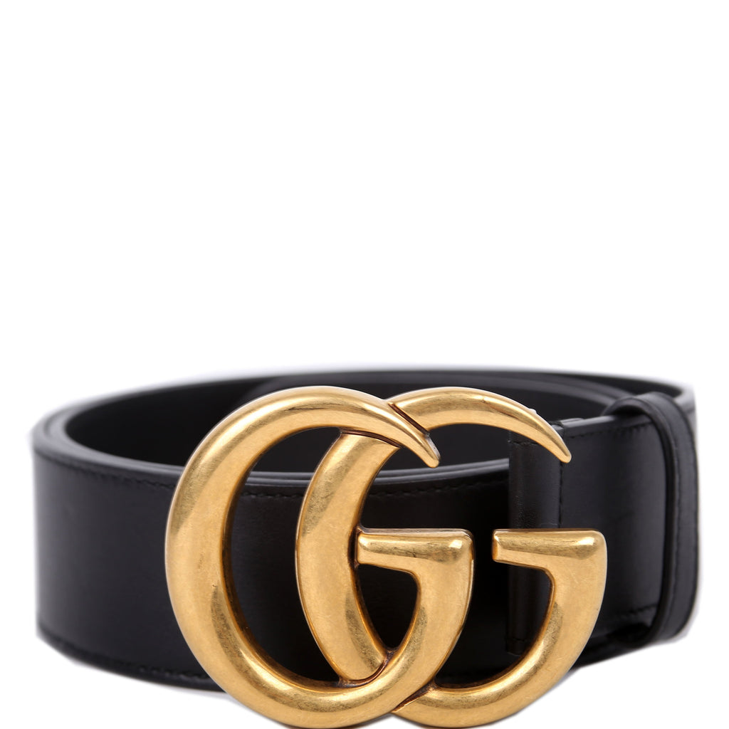 Gucci 4000593 Marmont GG Leather Belt Size 80/32 Black