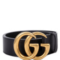 Gucci 4000593 Marmont GG Leather Belt Size 80/32 Black