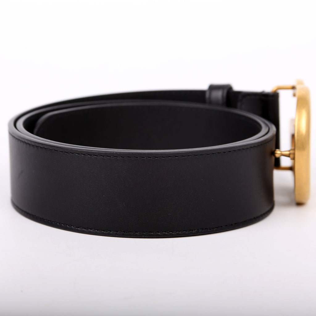 Gucci 4000593 Marmont GG Leather Belt Size 80/32 Black