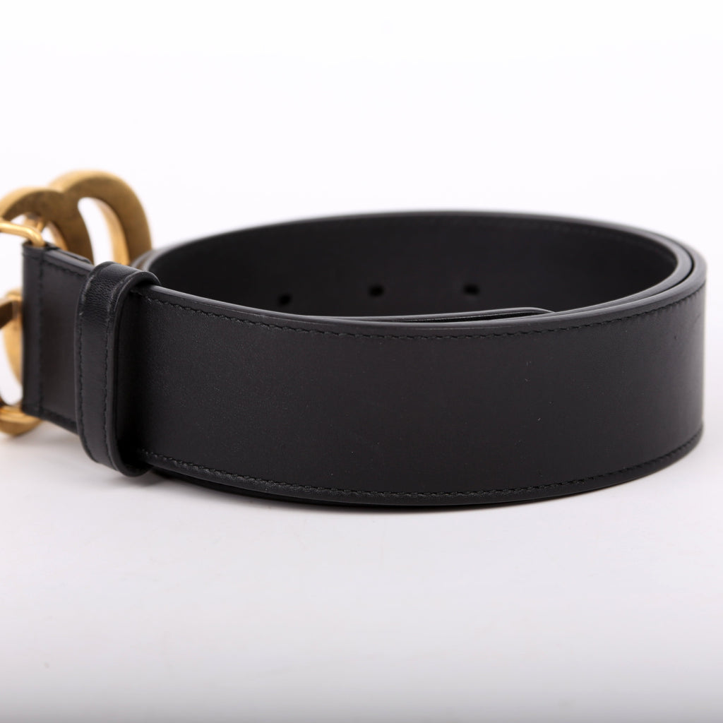 Gucci 4000593 Marmont GG Leather Belt Size 80/32 Black