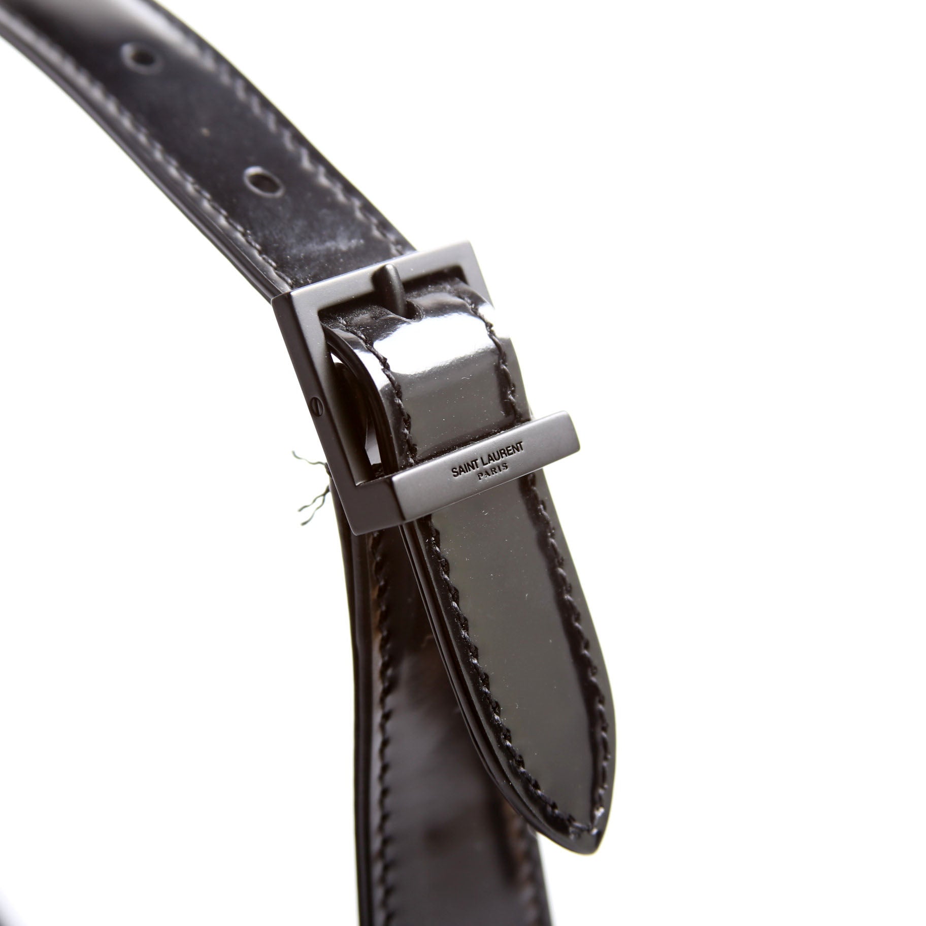 Saint Laurent 657228 Le 5 A 7 Hobo Leather Black