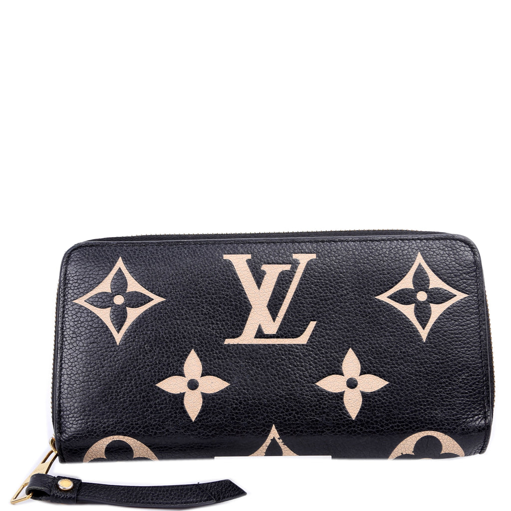 Louis Vuitton Zippy Wallet Bicolor Empreinte Black