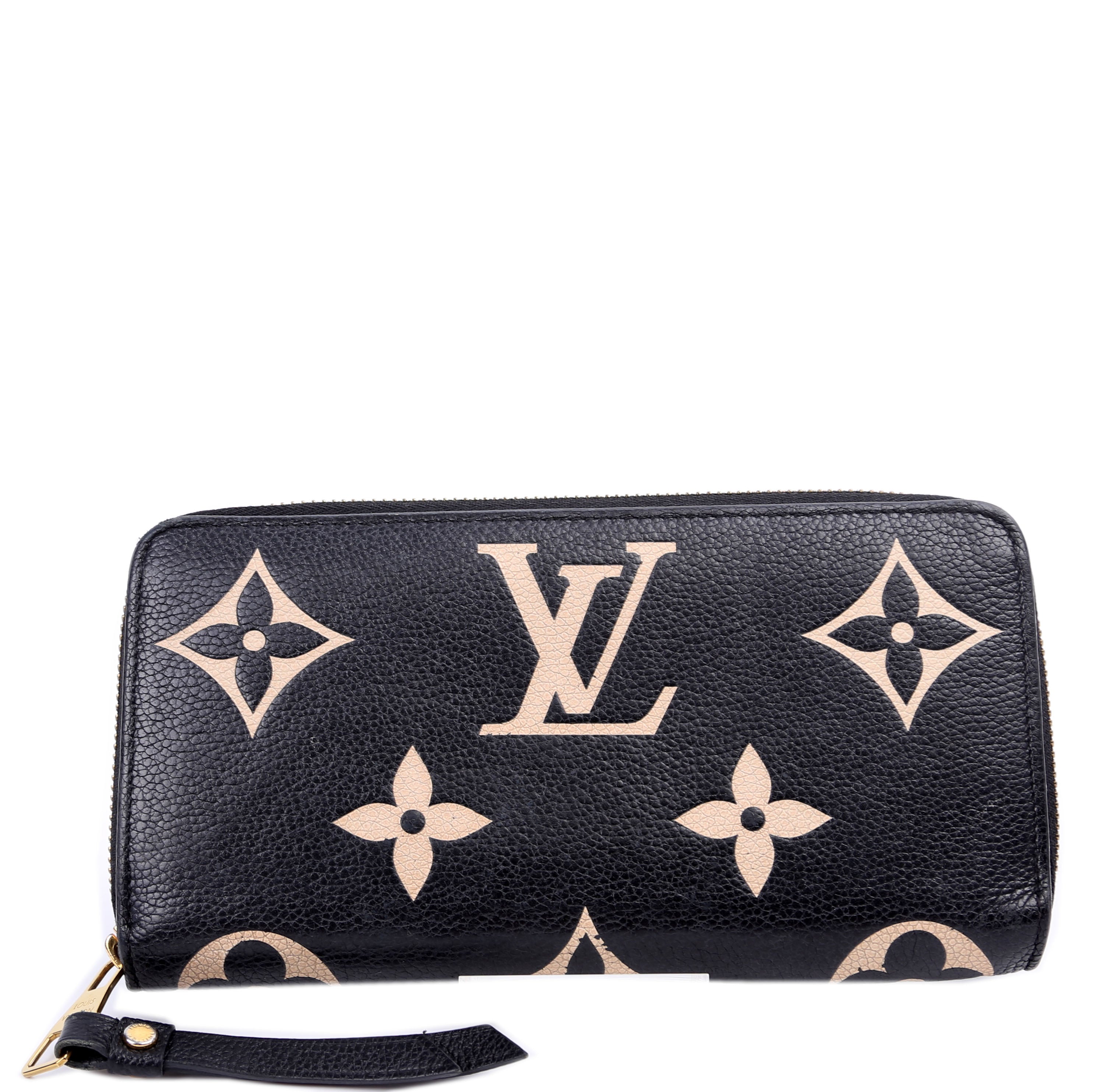 Louis Vuitton Zippy Wallet Bicolor Empreinte Black