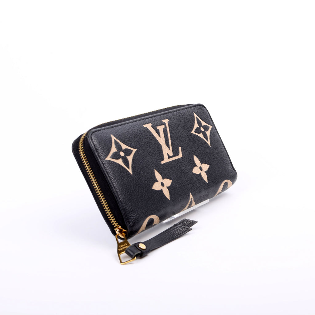 Louis Vuitton Zippy Wallet Bicolor Empreinte Black