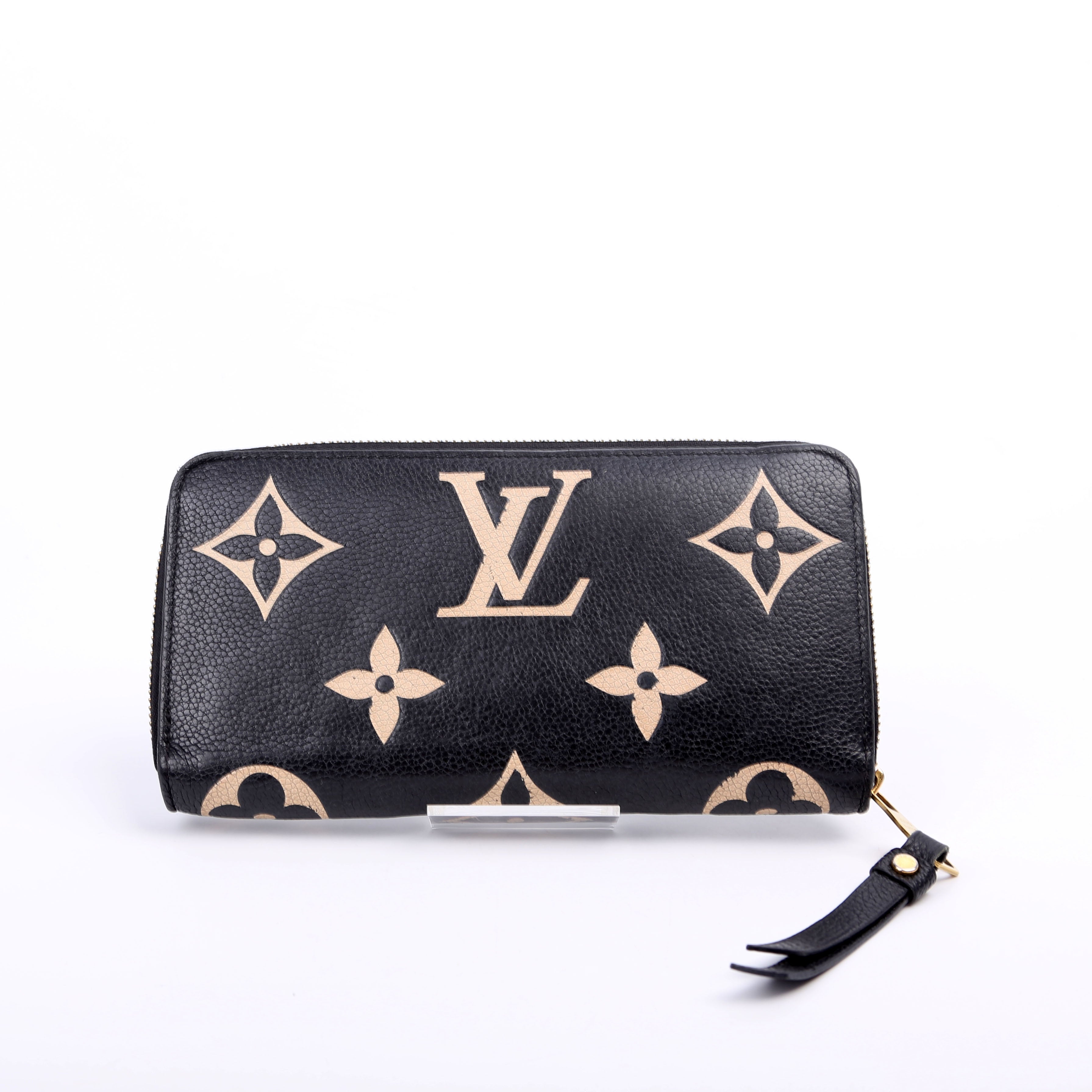 Louis Vuitton Zippy Wallet Bicolor Empreinte Black