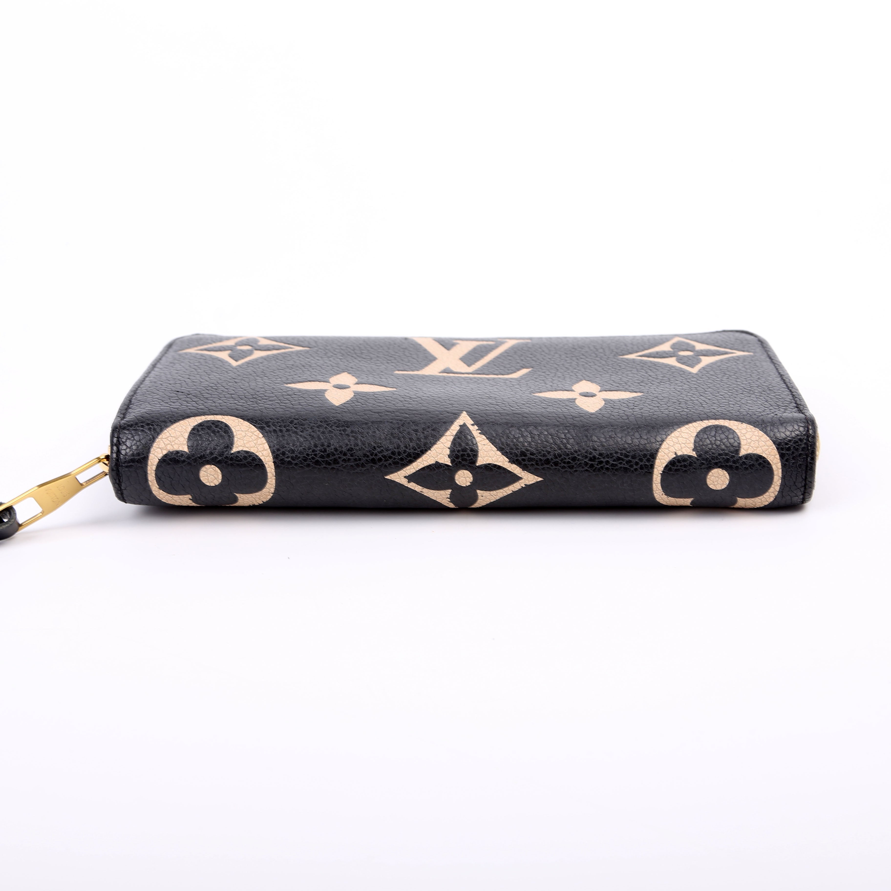 Louis Vuitton Zippy Wallet Bicolor Empreinte Black
