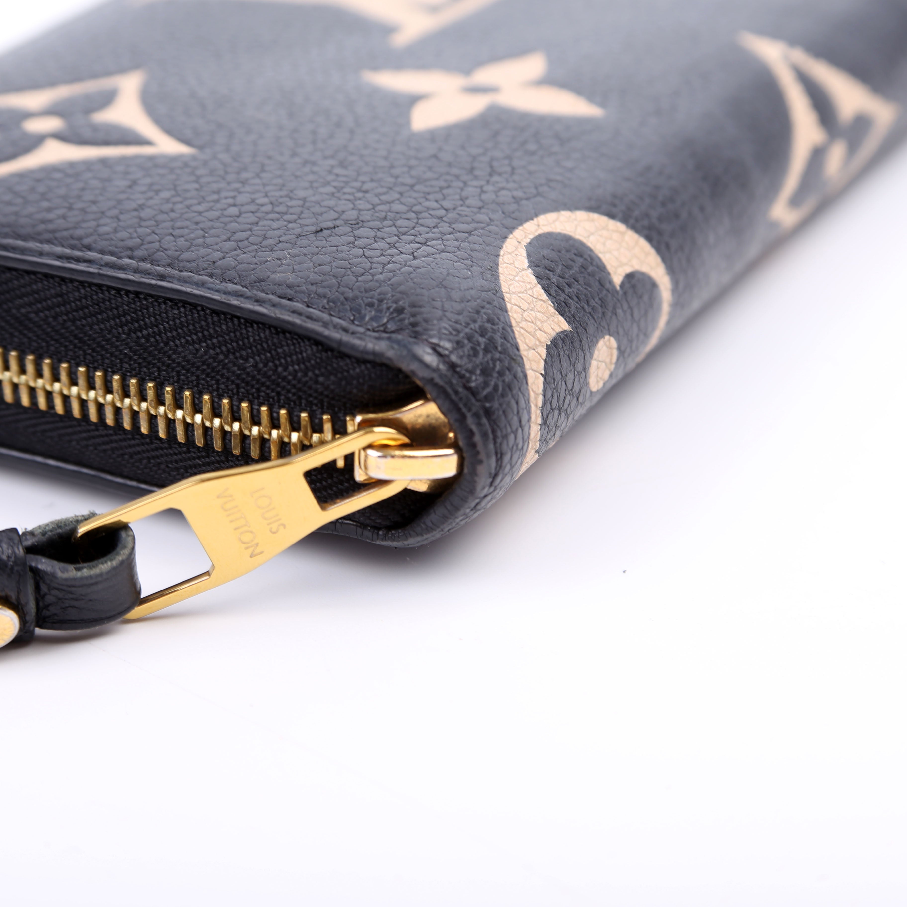 Louis Vuitton Zippy Wallet Bicolor Empreinte Black