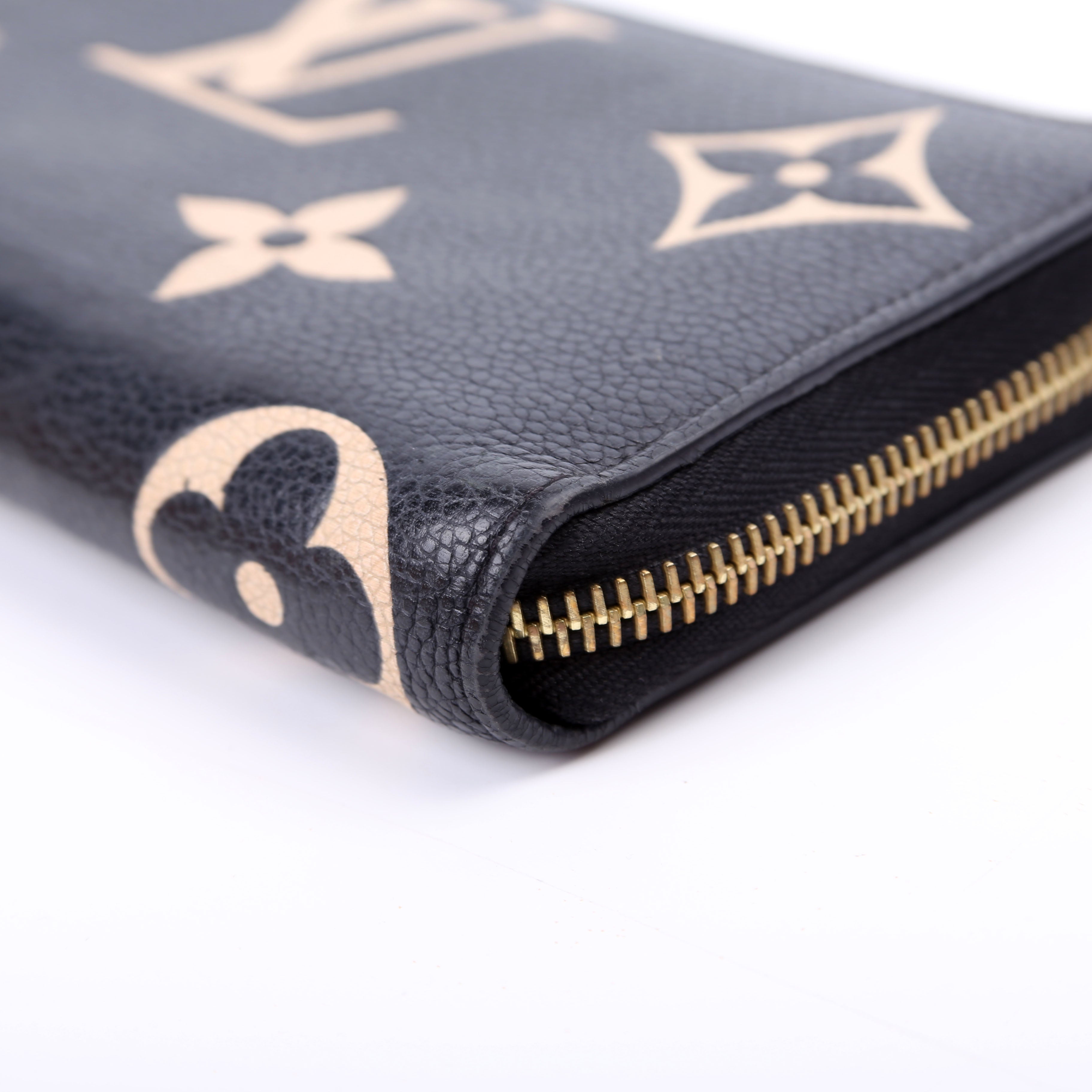 Louis Vuitton Zippy Wallet Bicolor Empreinte Black