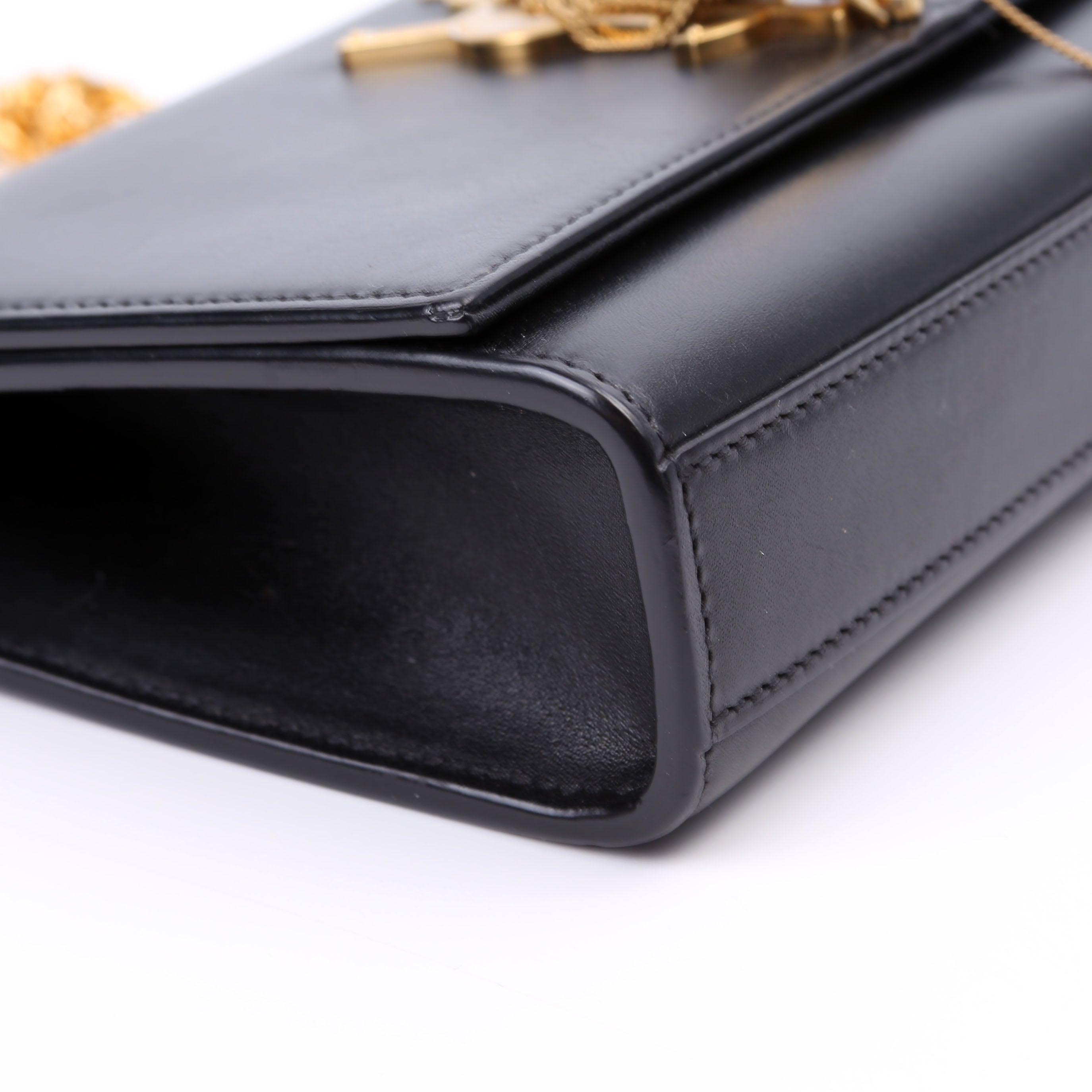 Saint Laurent Kate Tassel Satchel Small Black