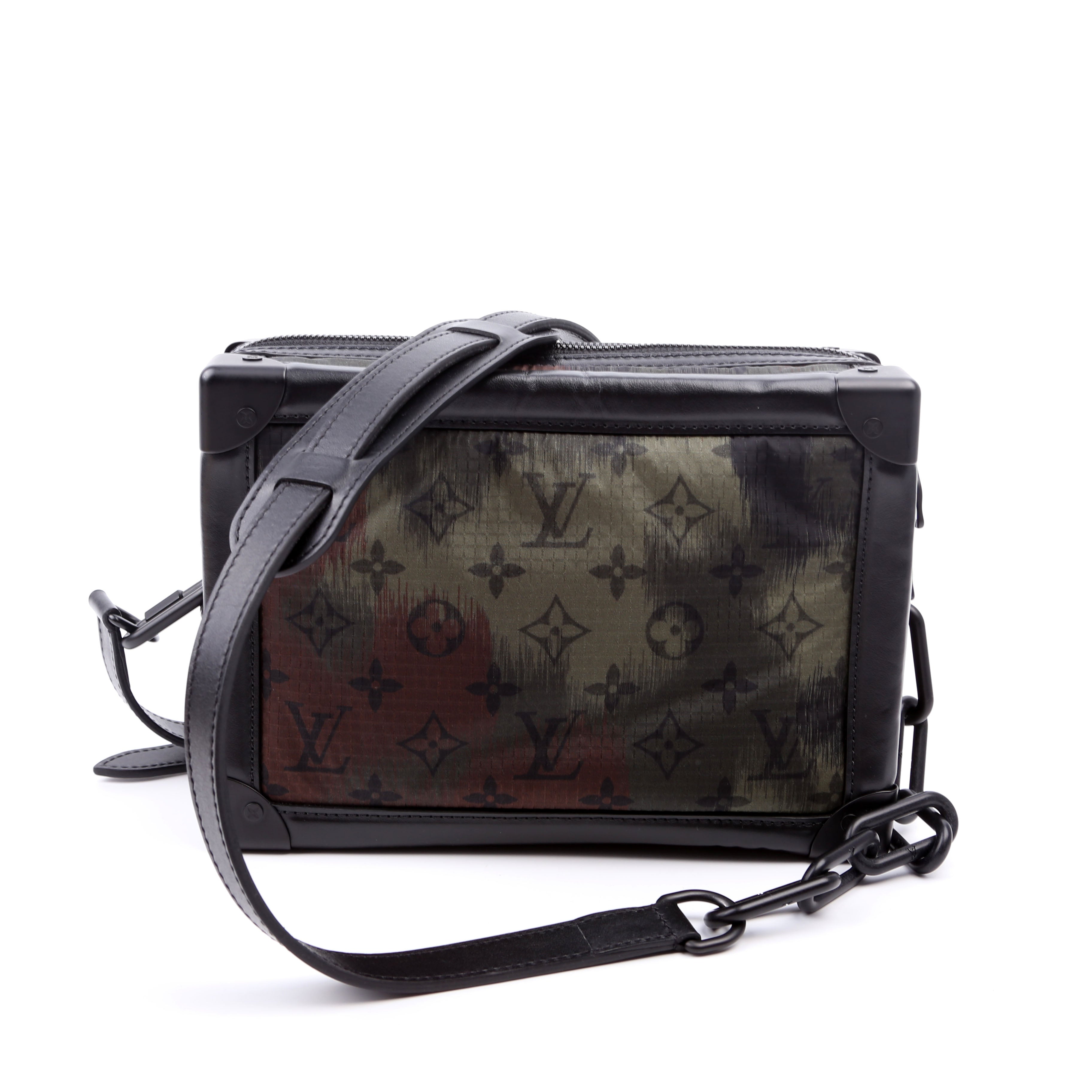 Louis Vuitton Soft Trunk Nylon Camouflage Monogram Green/Black