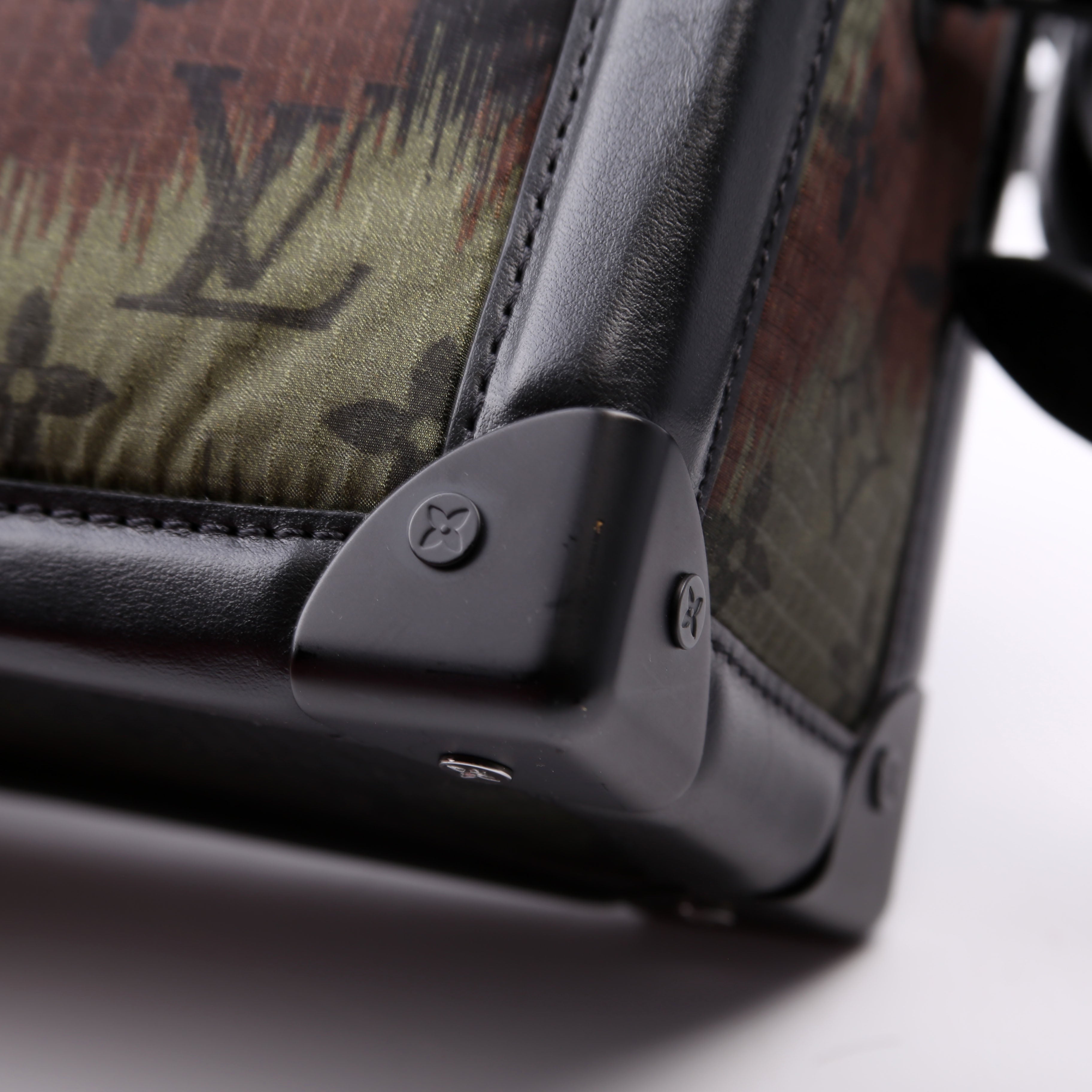 Louis Vuitton Soft Trunk Nylon Camouflage Monogram Green/Black