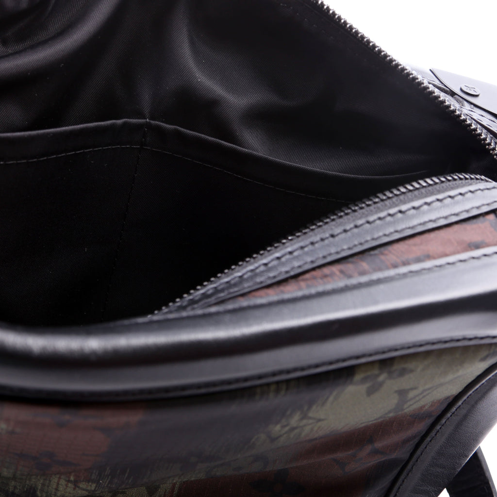 Louis Vuitton Soft Trunk Nylon Camouflage Monogram Green/Black