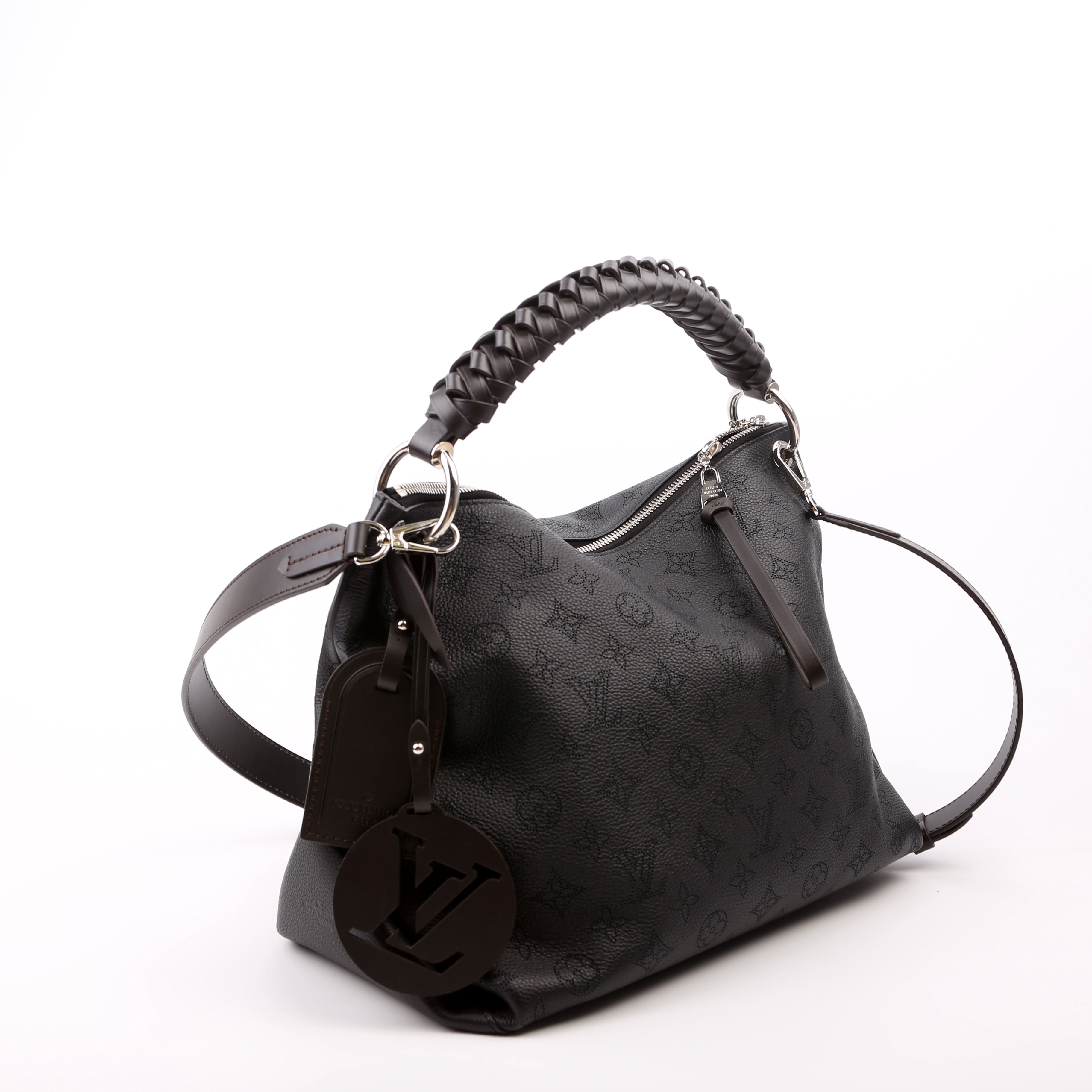 Louis Vuitton Beaubourg Hobo MM Mahina Black