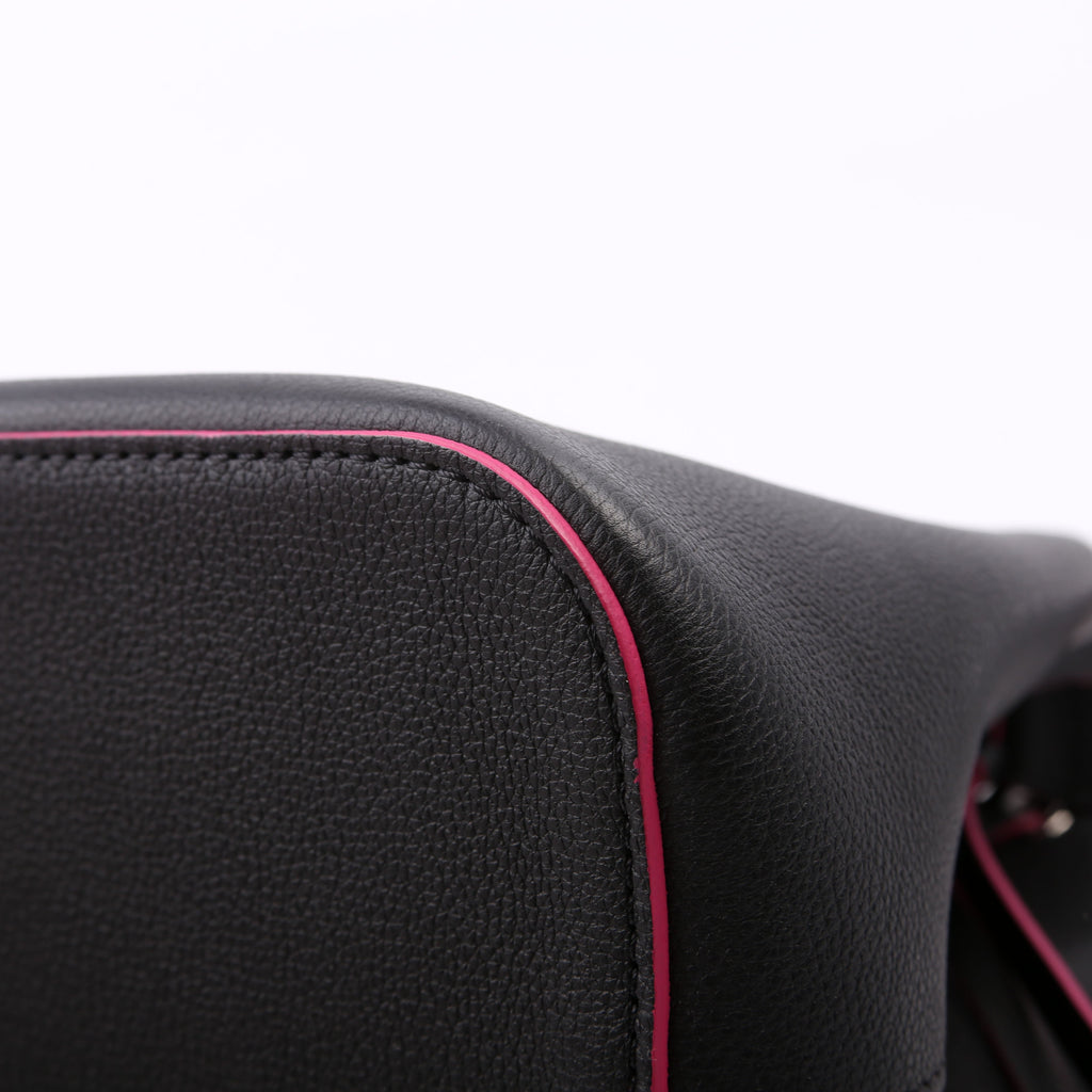 Louis Vuitton Lockme Bucket Bag Black/Pink