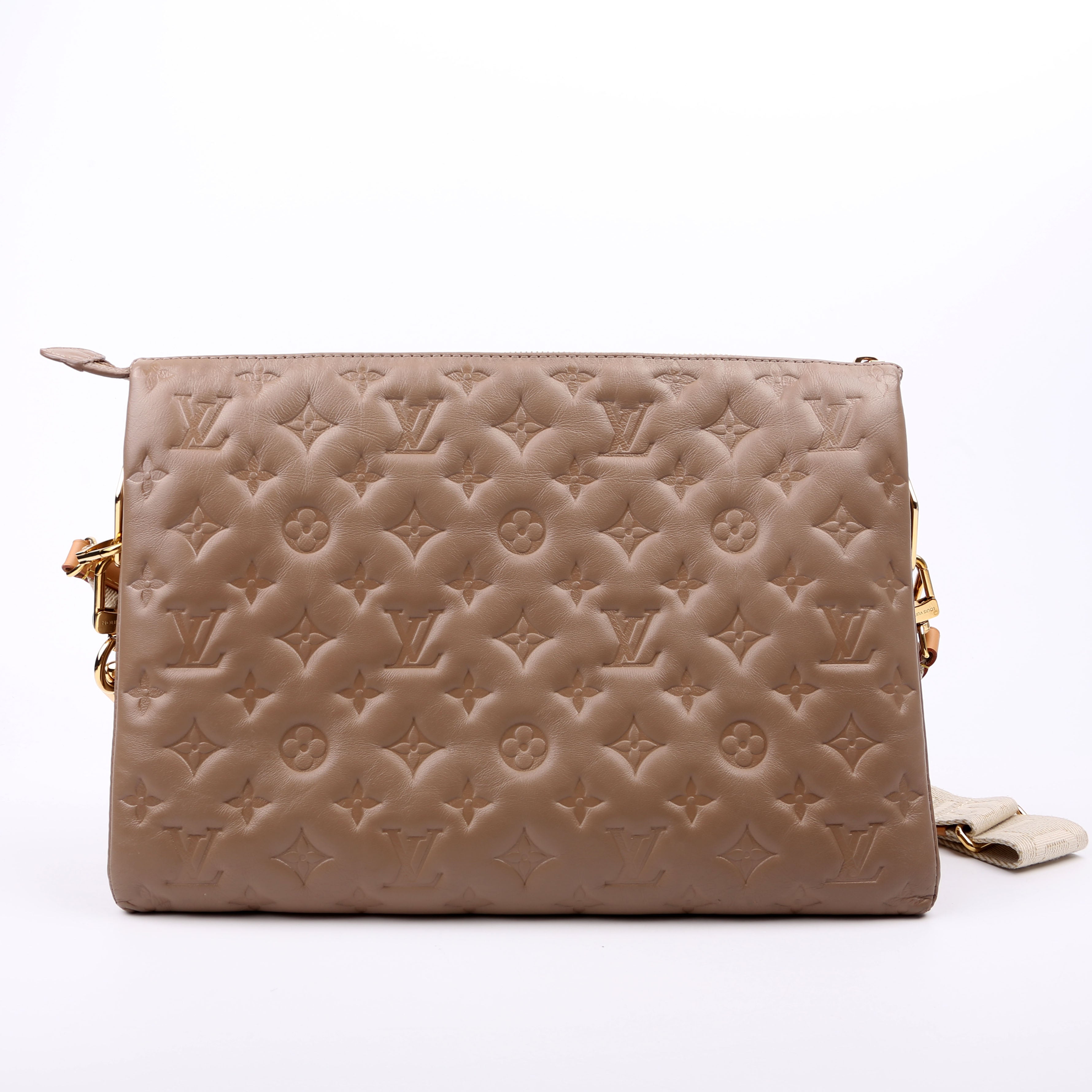 Louis Vuitton Coussin MM Lambskin Taupe