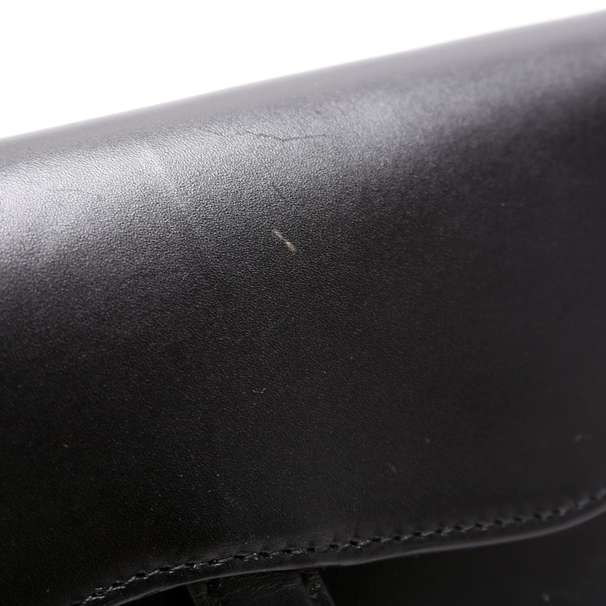 Christian Dior Saddle Pouch Belt Bag Smooth Calfskin Black