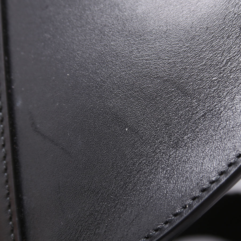 Christian Dior Saddle Pouch Belt Bag Smooth Calfskin Black