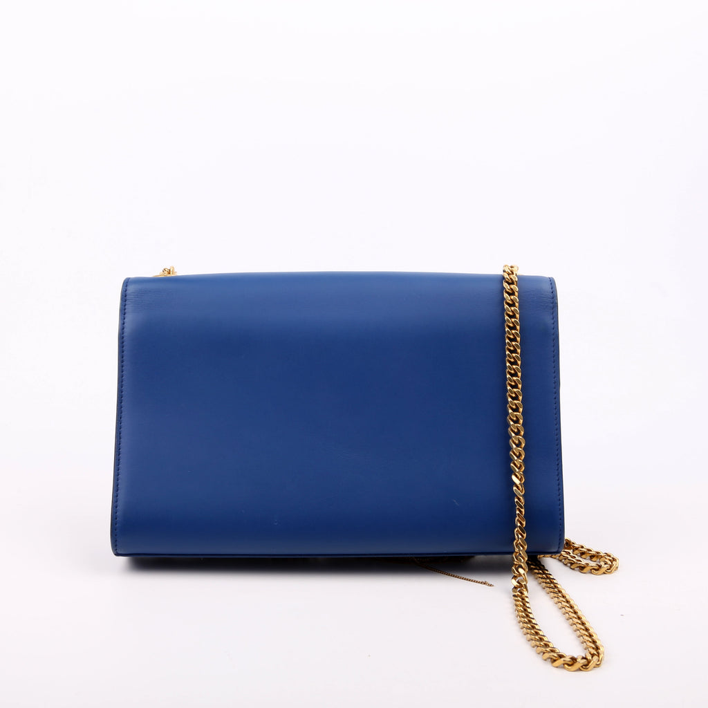Saint Laurent Kate Tassel Satchel Medium Blue