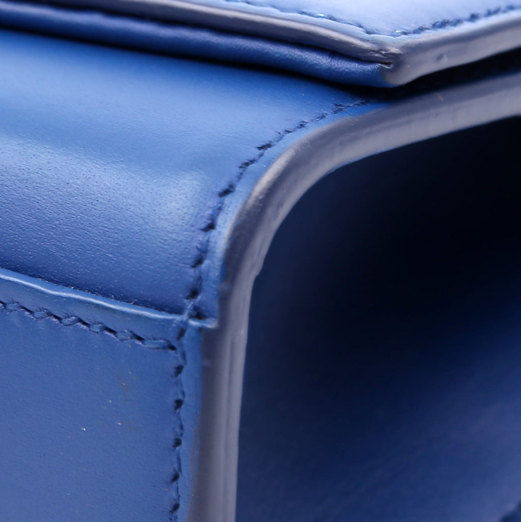 Saint Laurent Kate Tassel Satchel Medium Blue