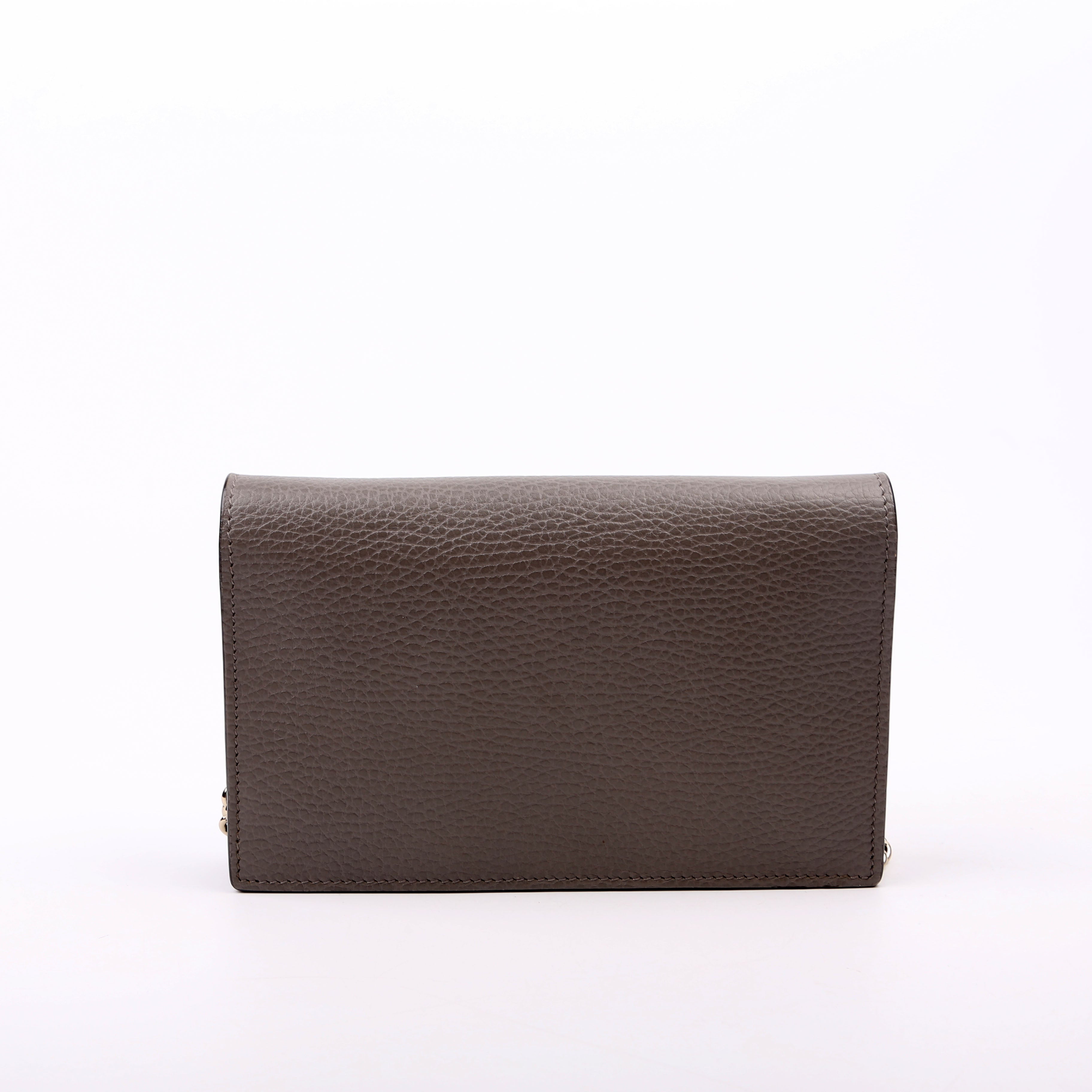 Gucci 510314 Interlocking G Chain Wallet Grey