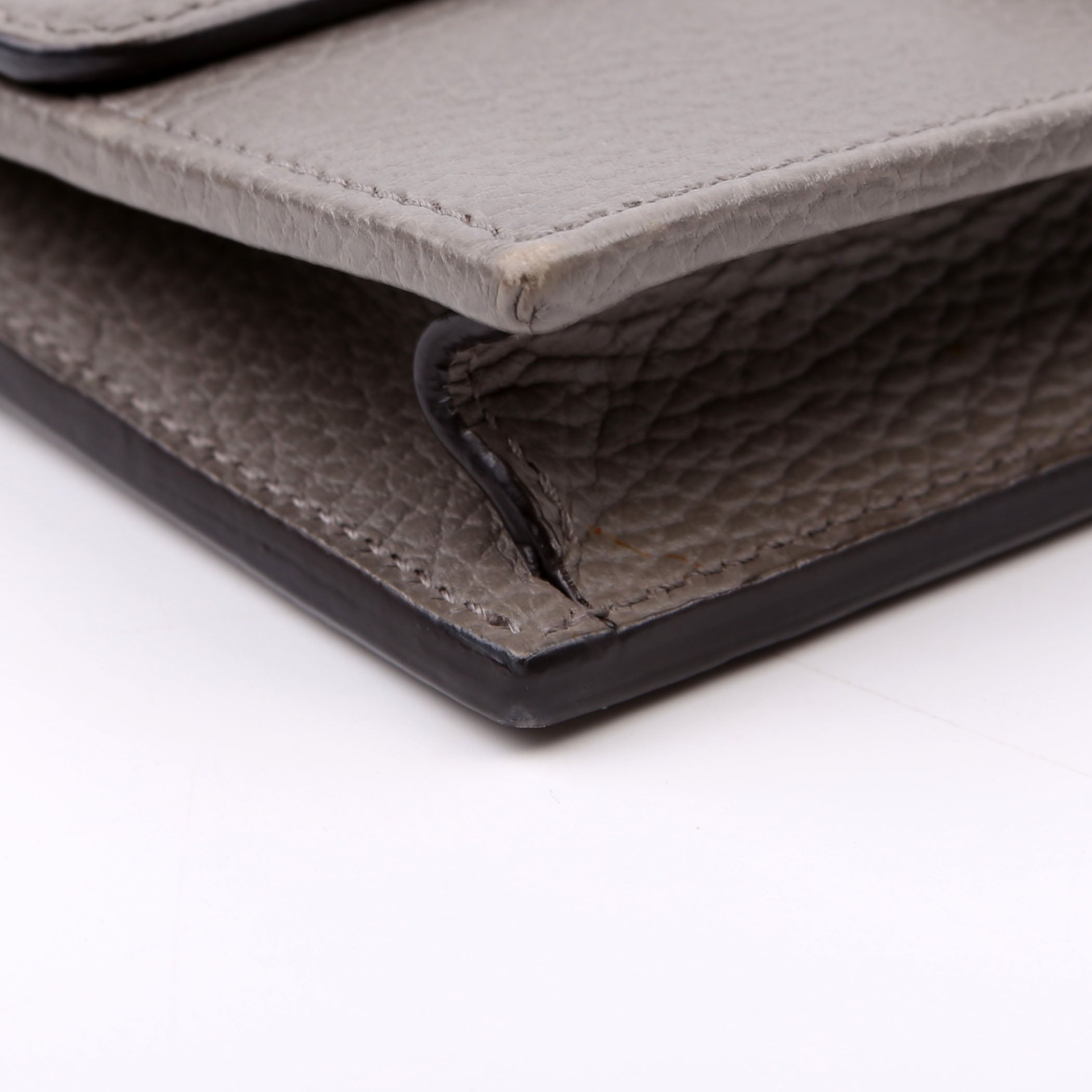 Gucci 510314 Interlocking G Chain Wallet Grey