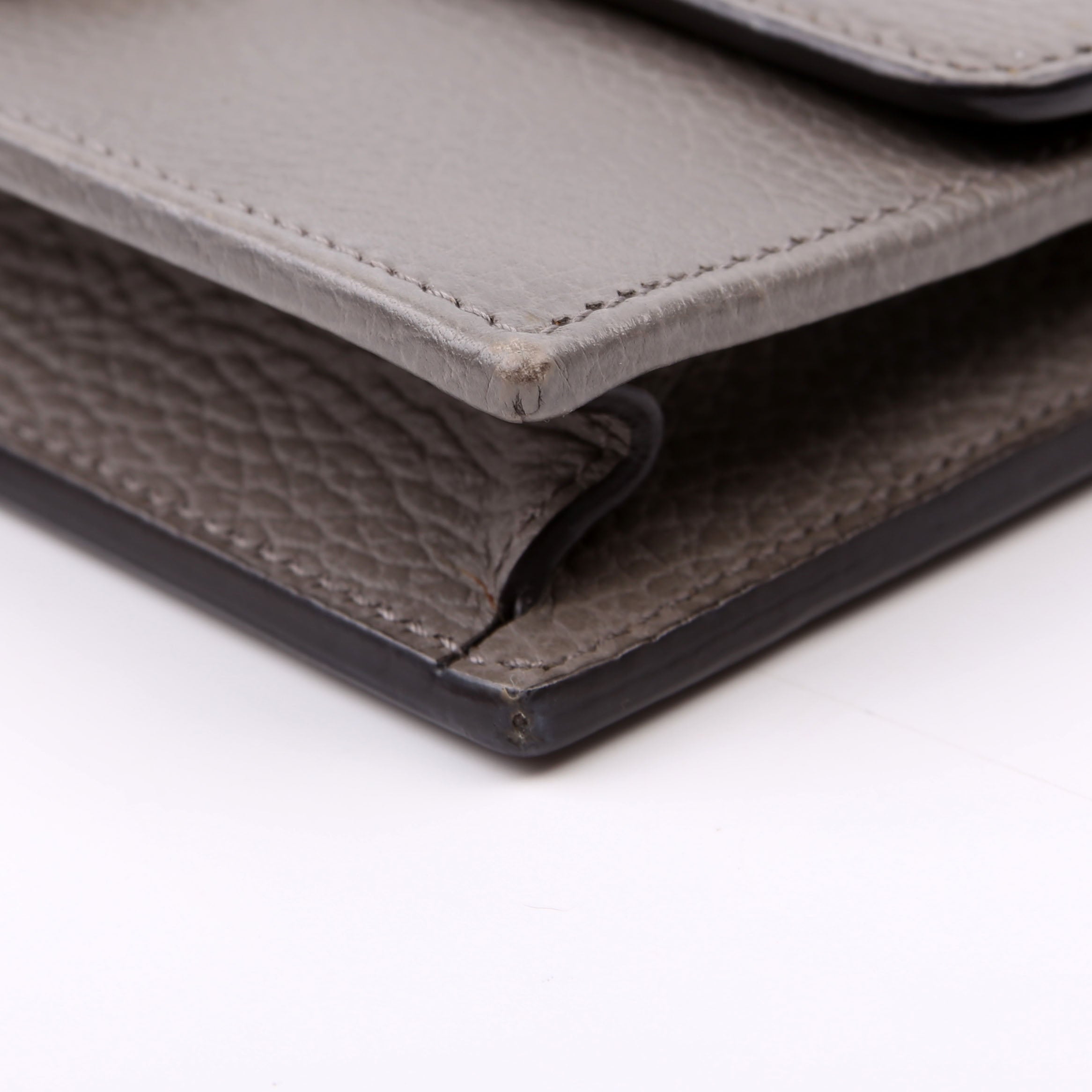 Gucci 510314 Interlocking G Chain Wallet Grey
