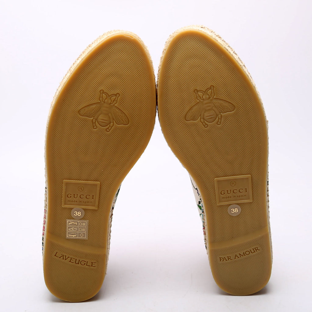 Gucci Flora Espadrilles Size 38