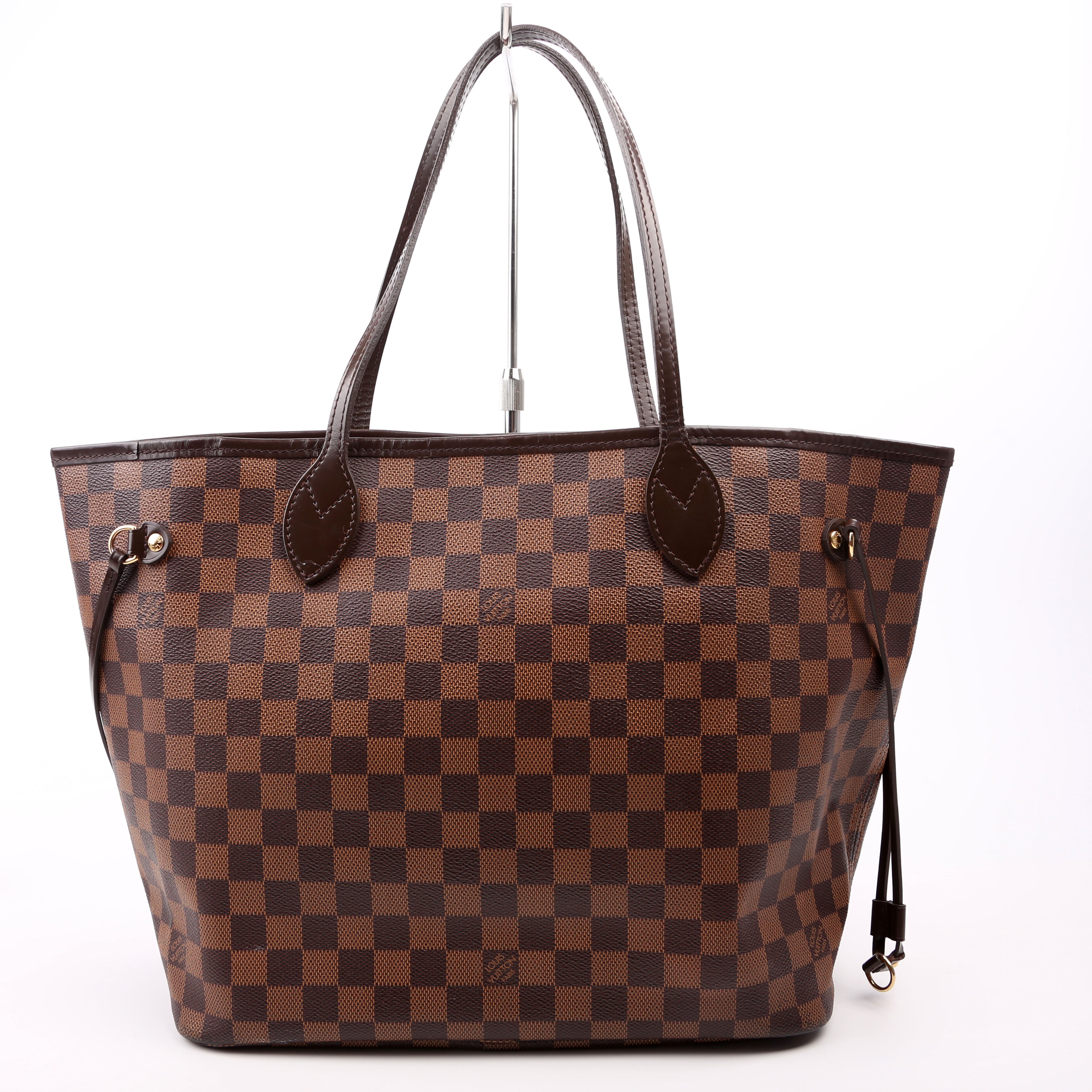Louis Vuitton Neverfull With Wallet MM Damier Ebene