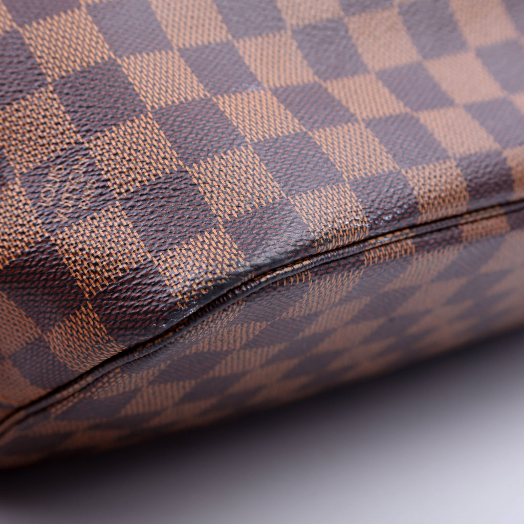 Louis Vuitton Neverfull With Wallet MM Damier Ebene