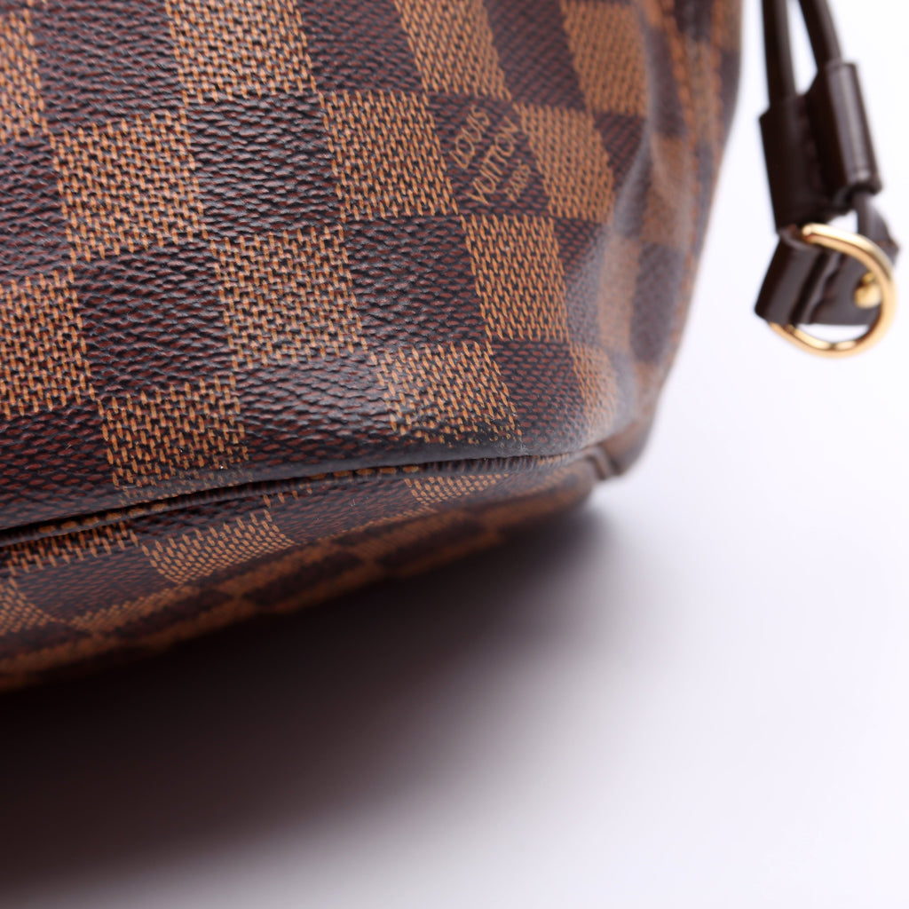 Louis Vuitton Neverfull With Wallet MM Damier Ebene