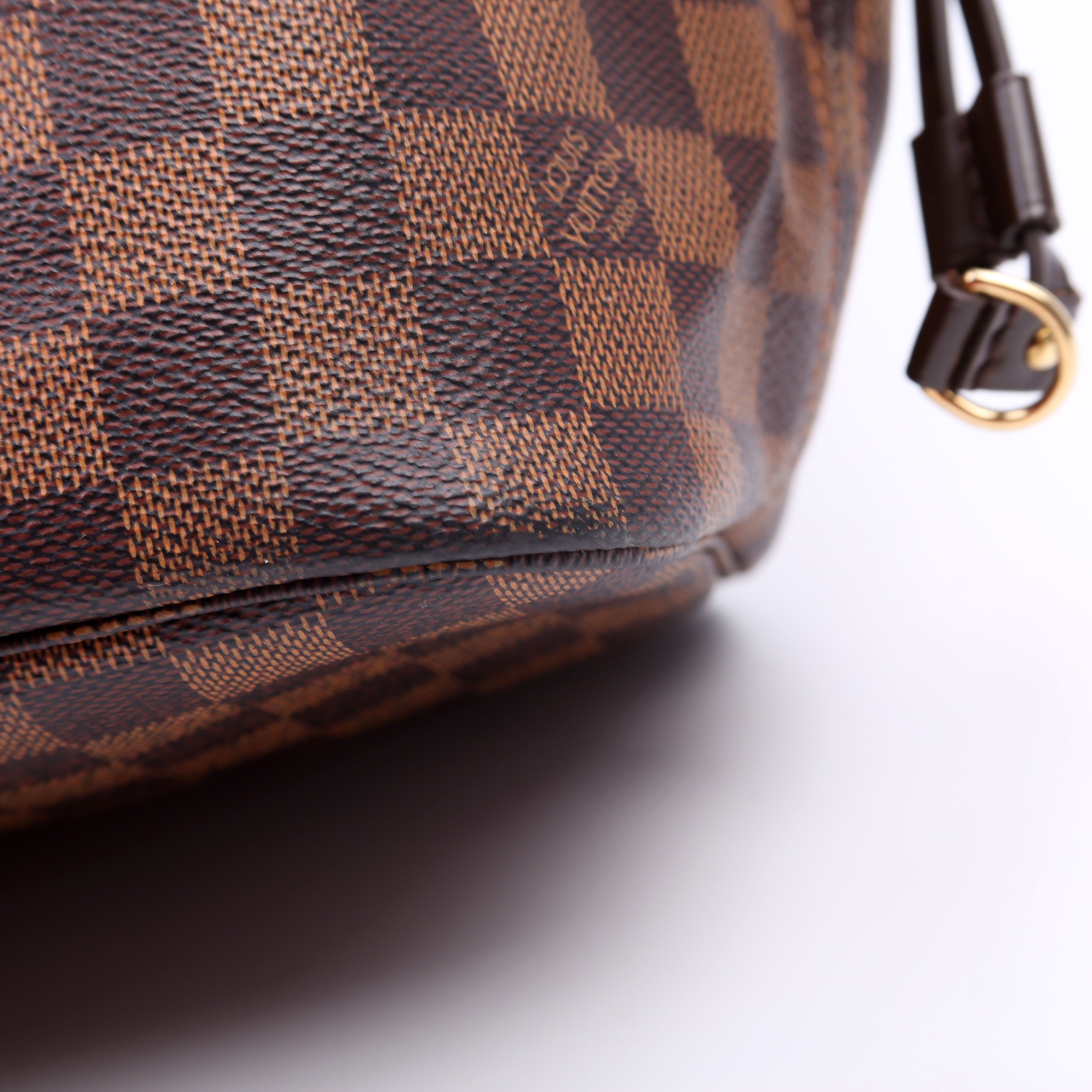 Louis Vuitton Neverfull With Wallet MM Damier Ebene