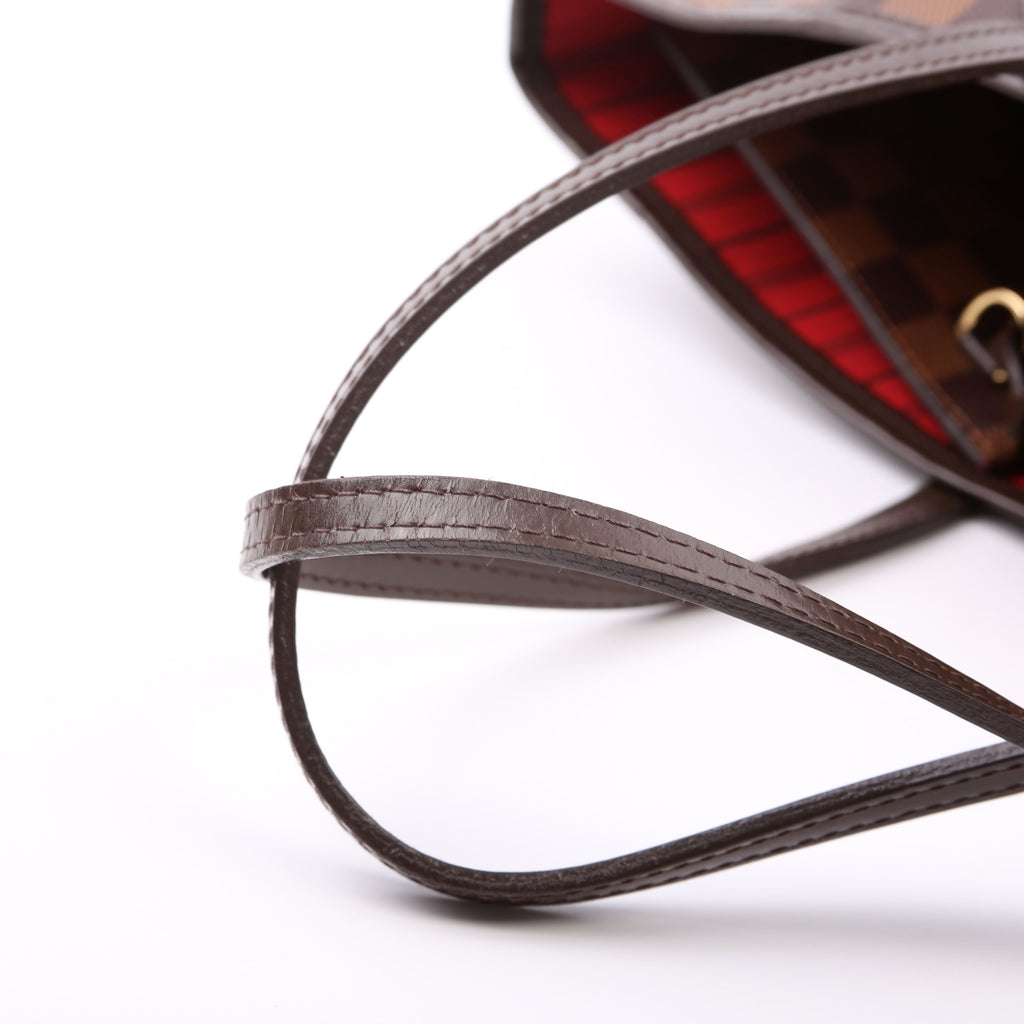 Louis Vuitton Neverfull With Wallet MM Damier Ebene