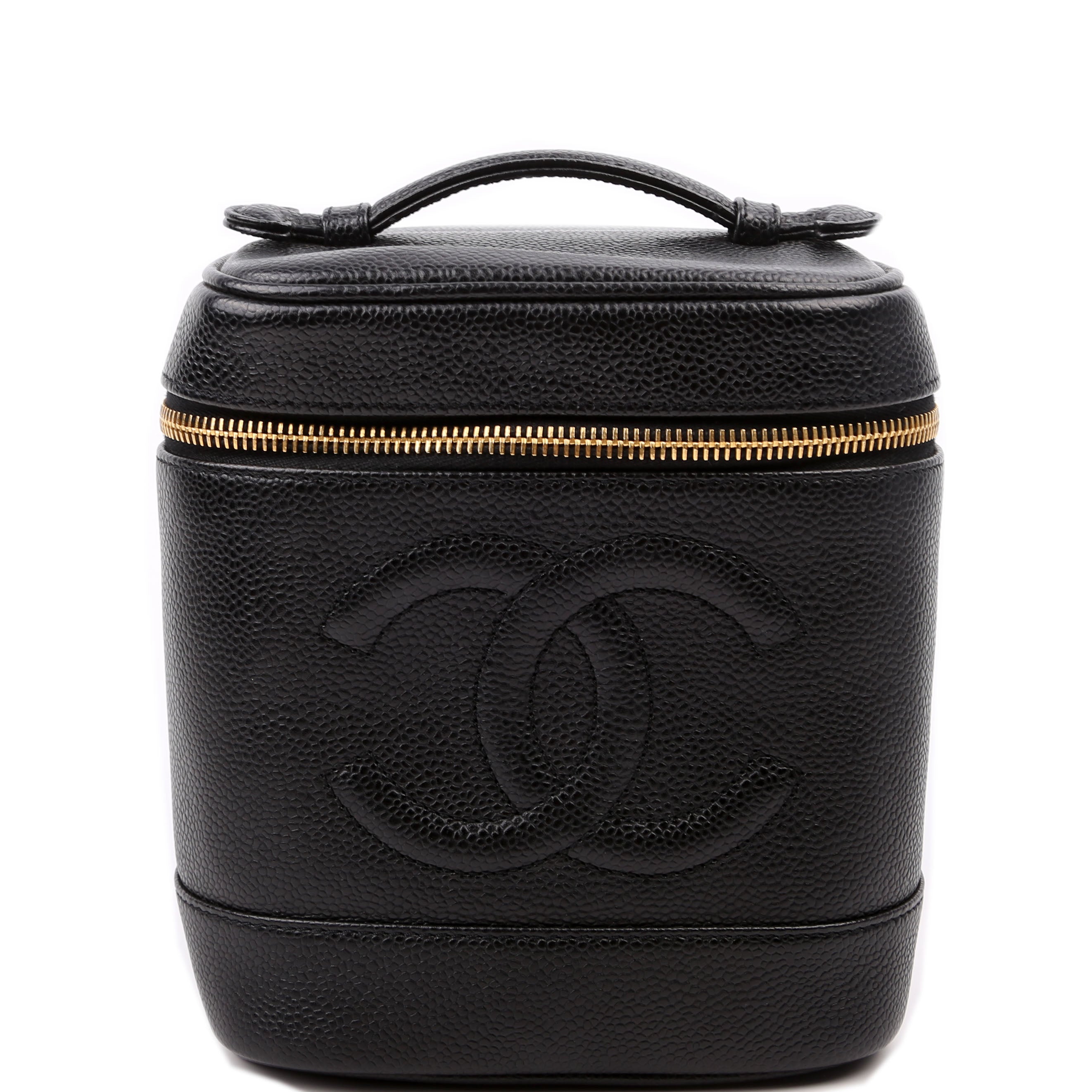 Chanel CC Vanity Case Small Caviar Leather 6M