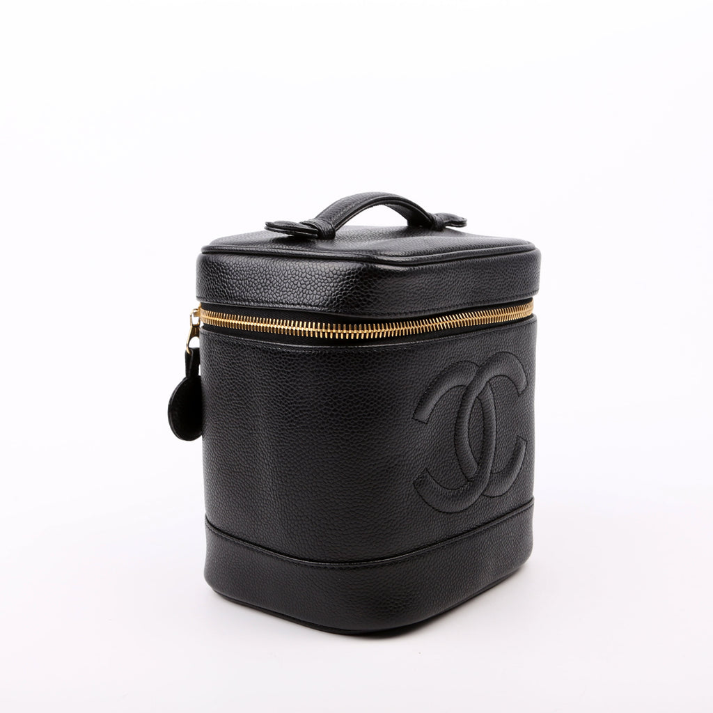 Chanel CC Vanity Case Small Caviar Leather 6M