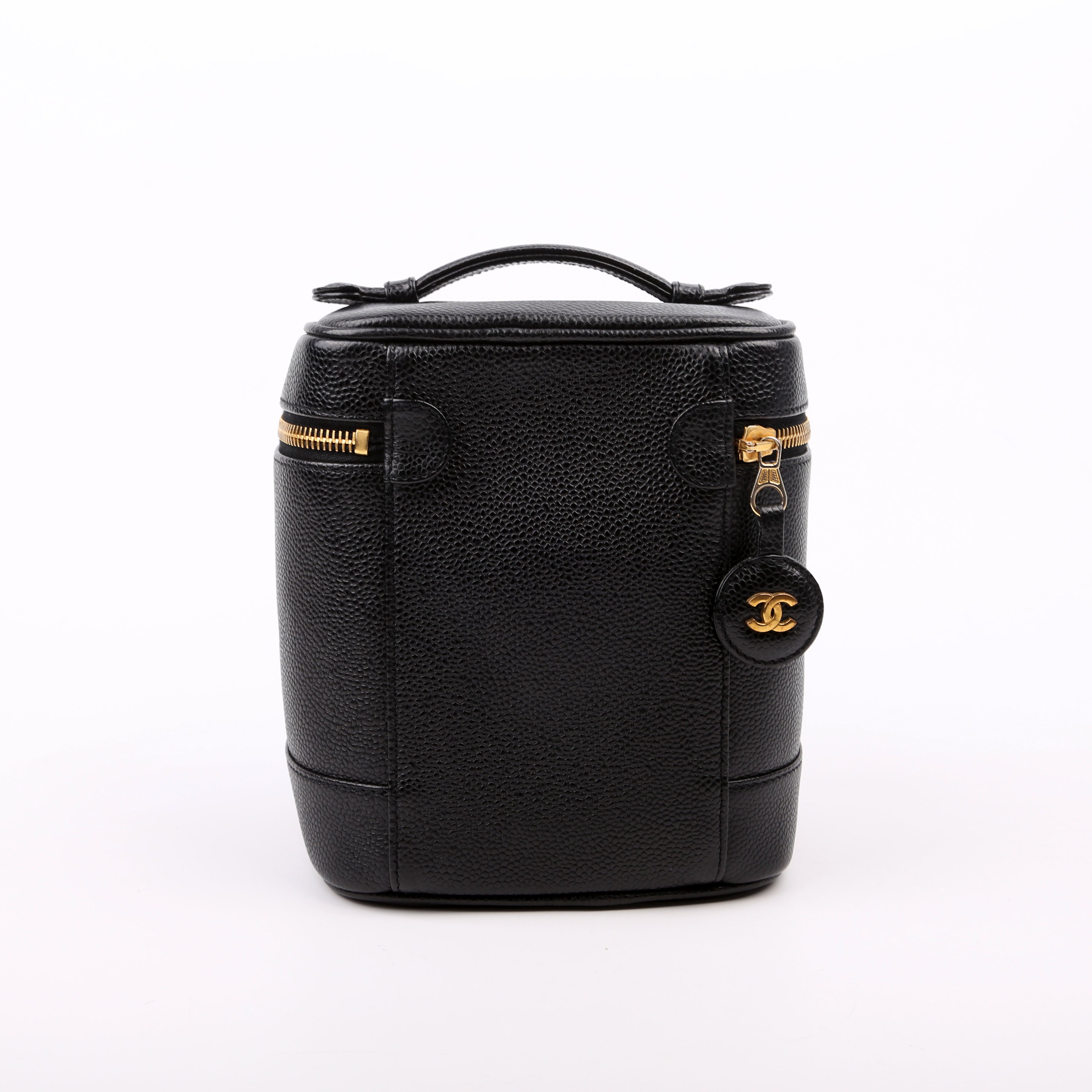 Chanel CC Vanity Case Small Caviar Leather 6M