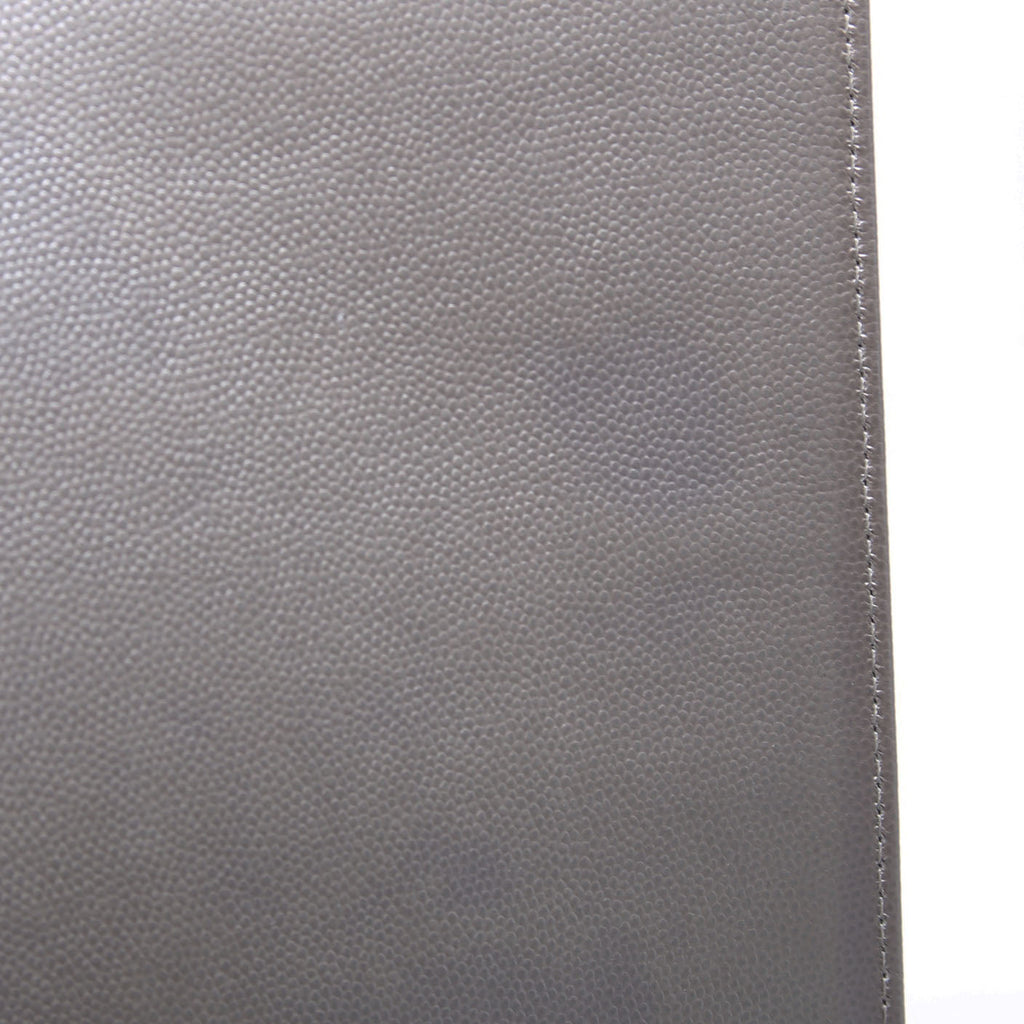 Chanel Boy Flap Medium Old Chevron Caviar 21-25M Silver