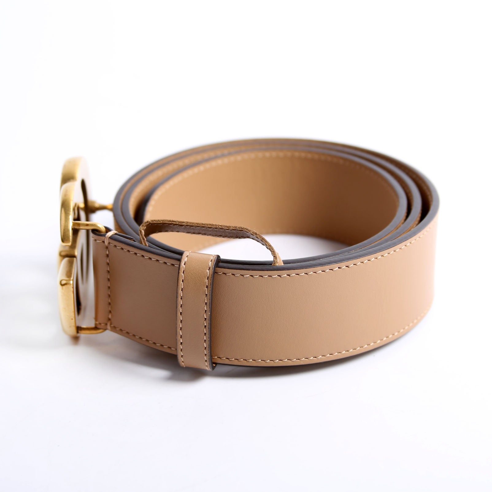 Gucci 400593 Marmont GG Leather Belt Size 90/36 Brown