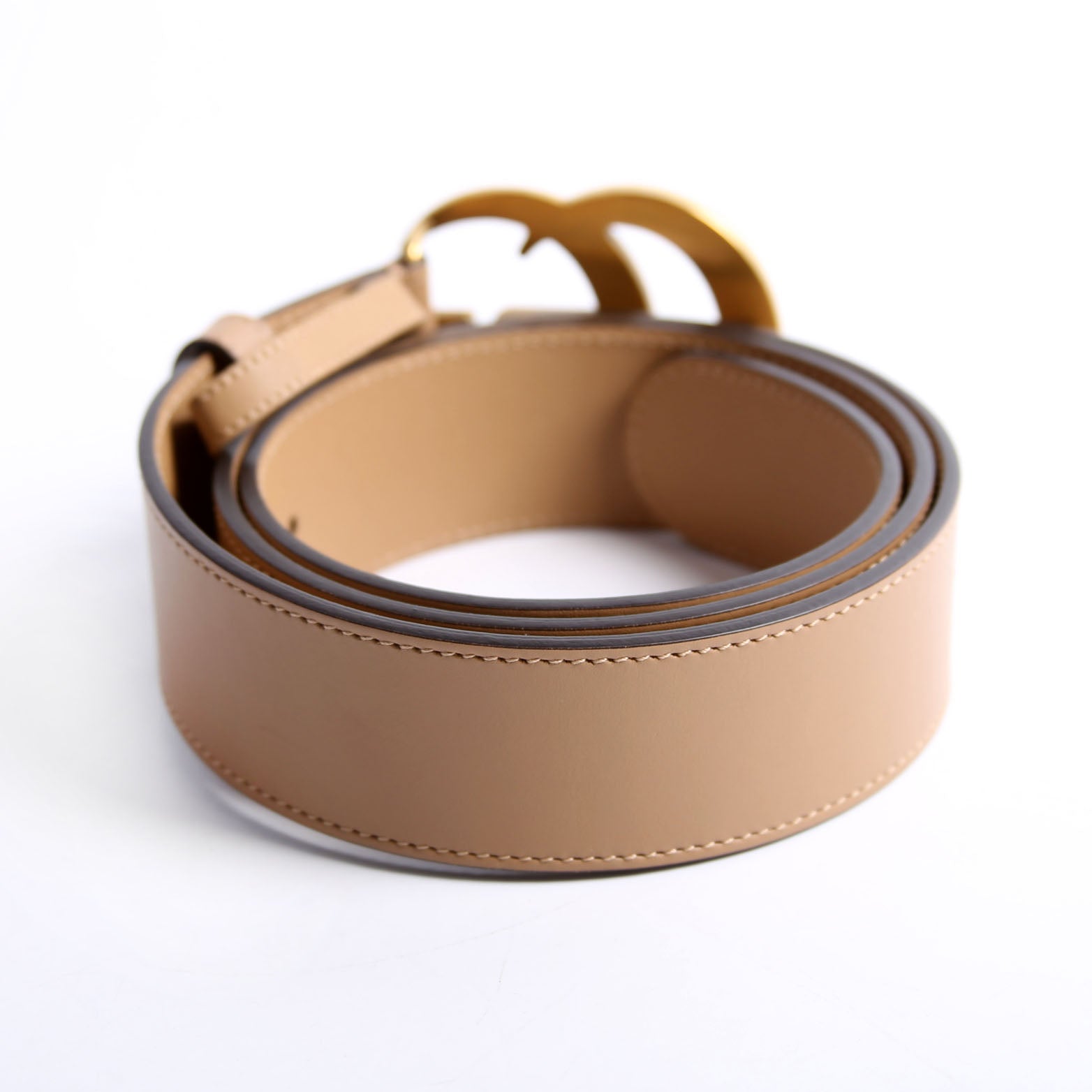 Gucci 400593 Marmont GG Leather Belt Size 90/36 Brown