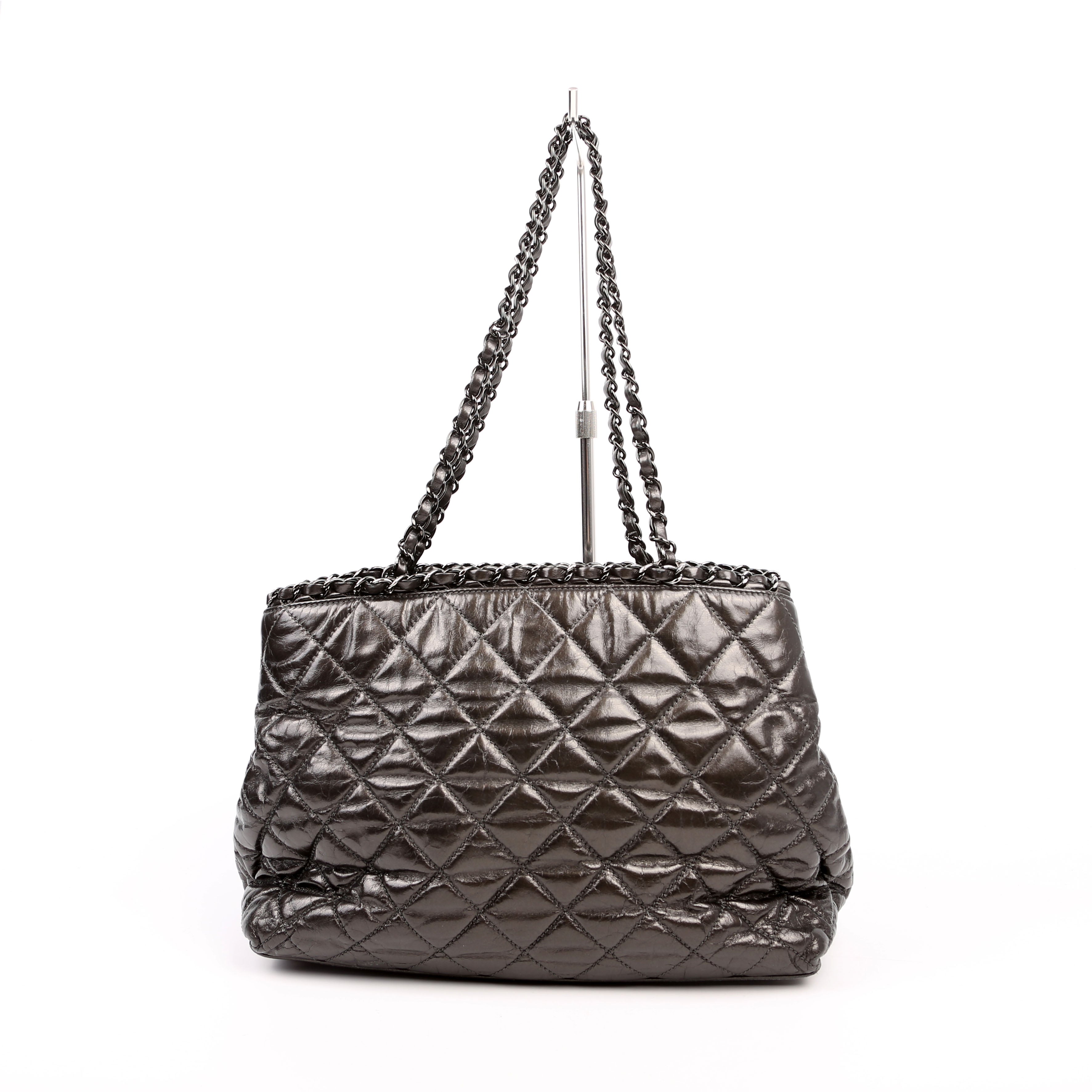 Chanel Chain Me Tote Small 14M Grey