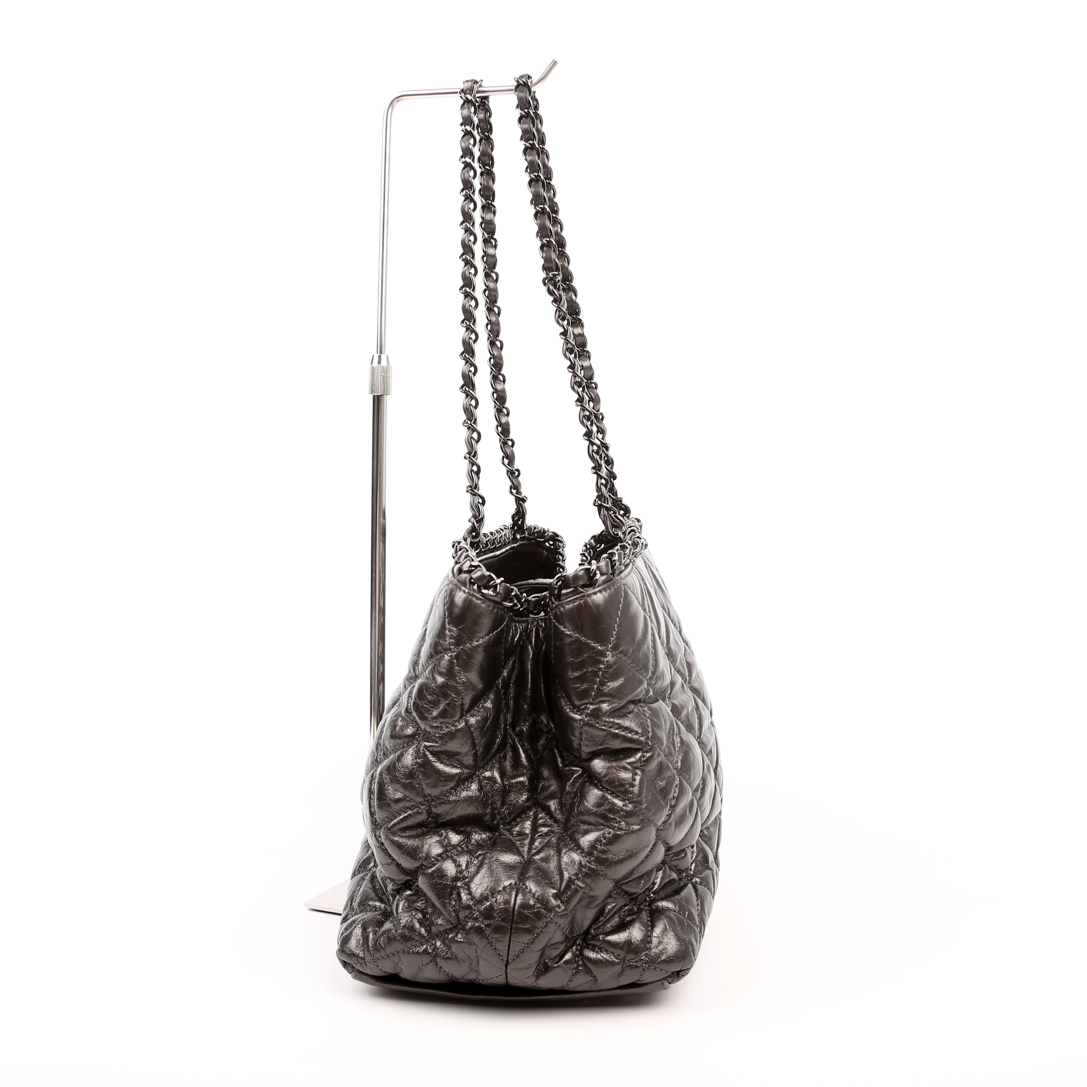 Chanel Chain Me Tote Small 14M Grey