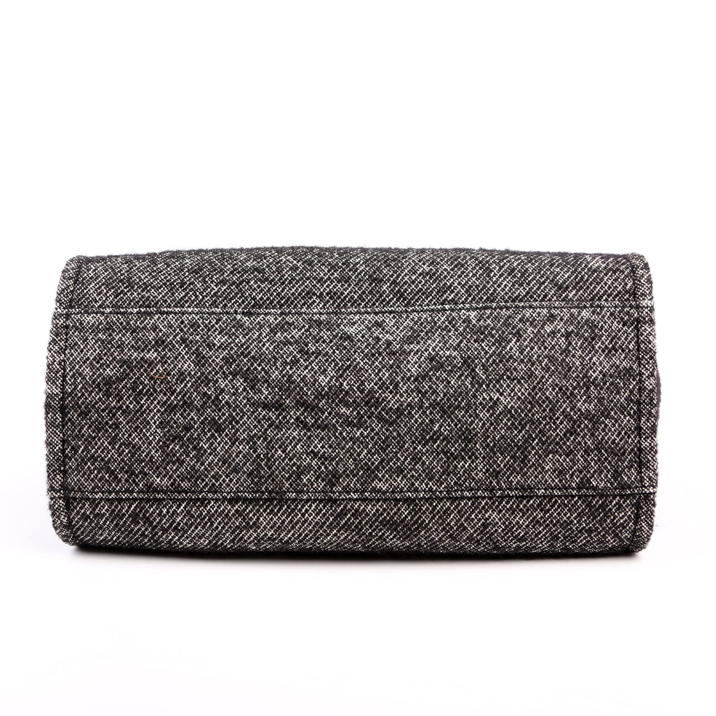 Chanel Deauville Medium Mixed Fibers Black