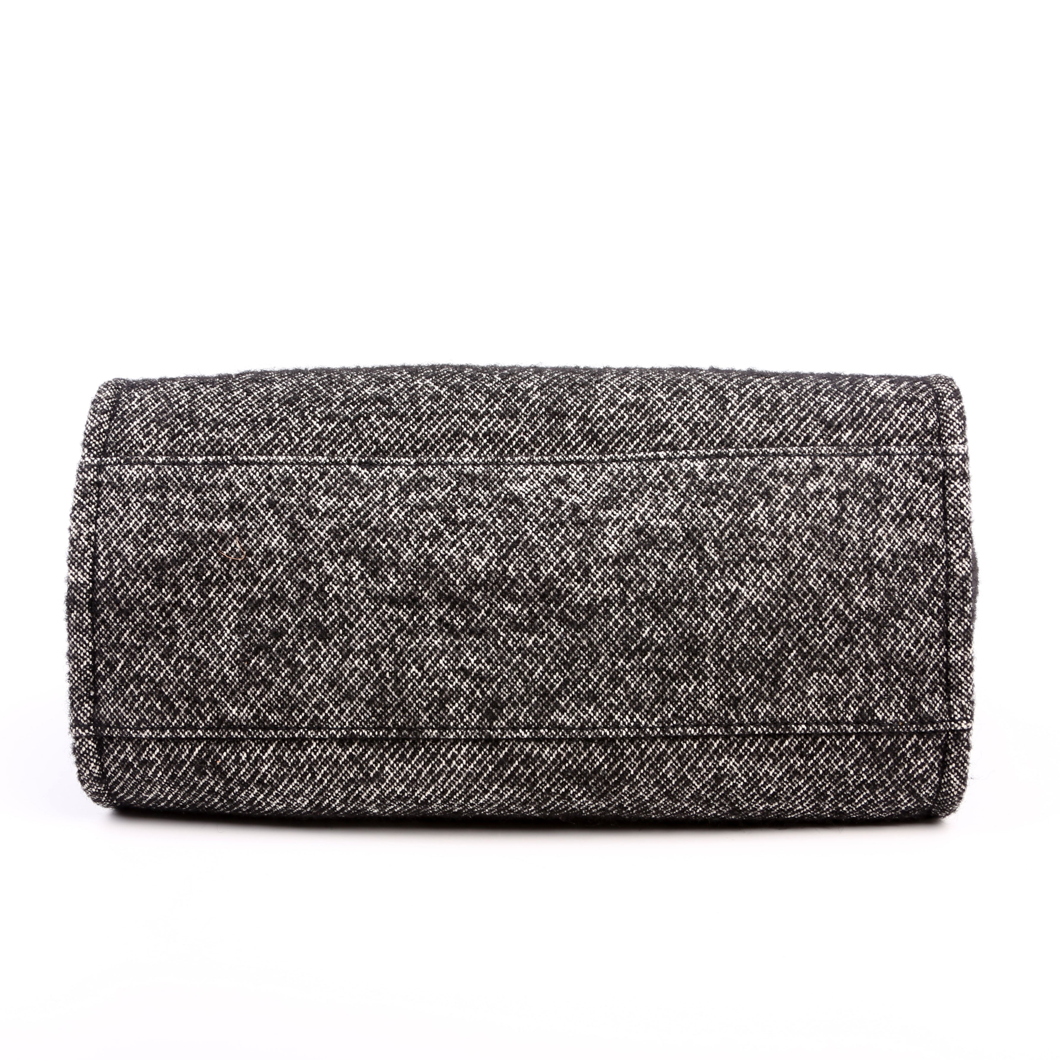 Chanel Deauville Medium Mixed Fibers Black