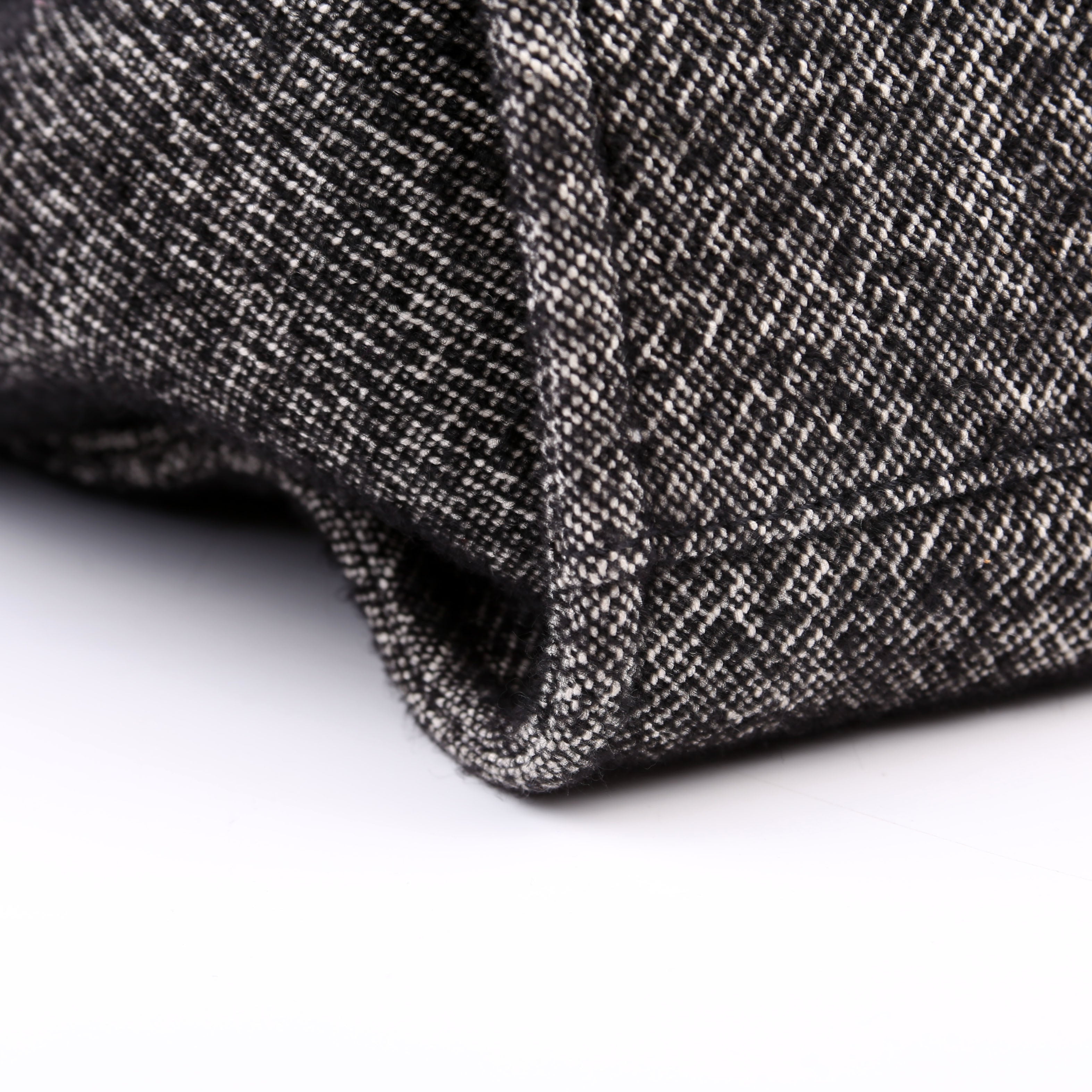 Chanel Deauville Medium Mixed Fibers Black