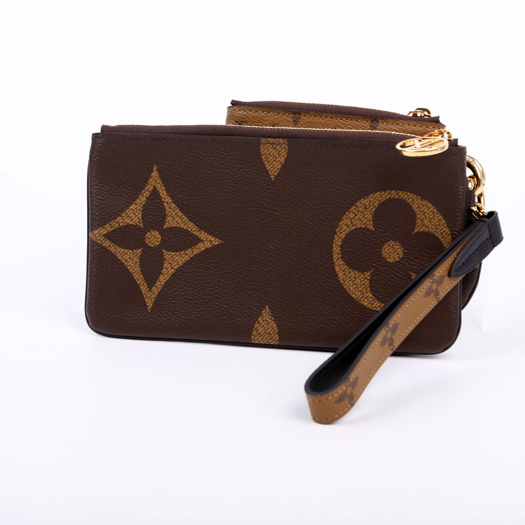 Louis Vuitton Trio Pochette Reversed Monogram
