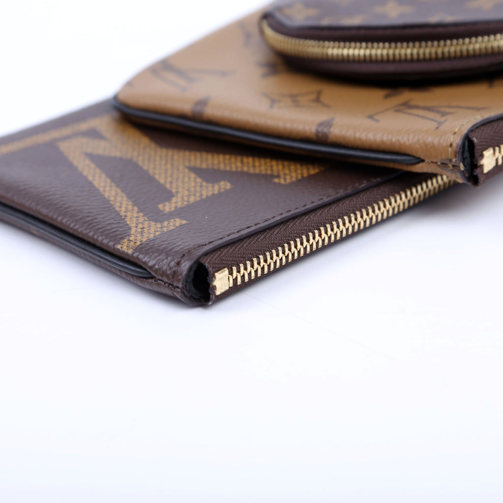 Louis Vuitton Trio Pochette Reversed Monogram