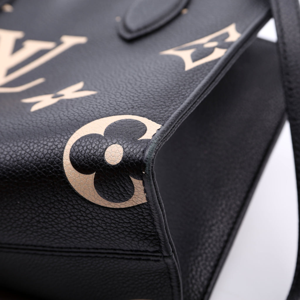 Louis Vuitton ONTHEGO PM Bicolor Empreinte Black/Cream