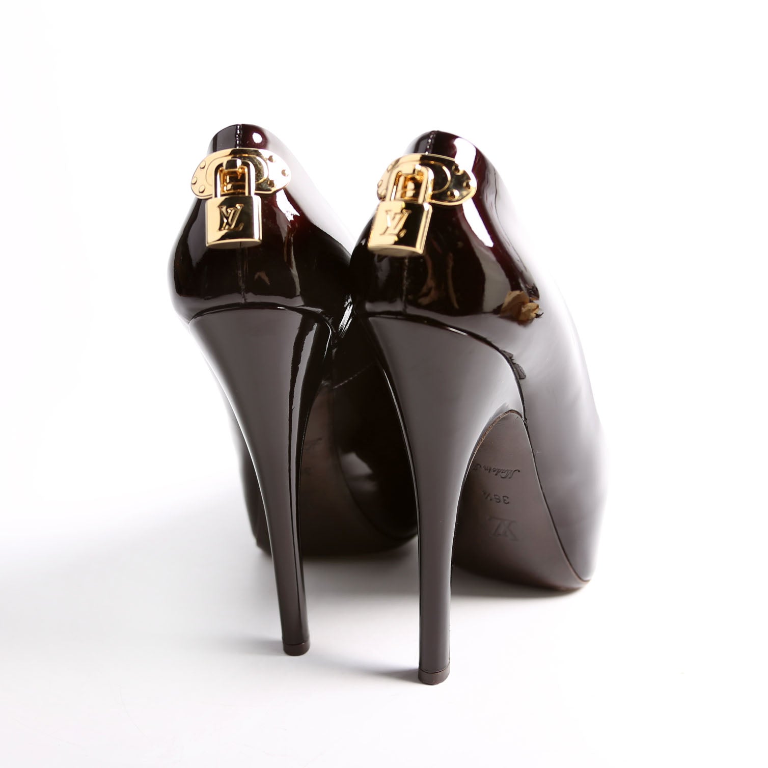 Louis Vuitton Oh Really Peep Toe Pumps Size 36.5