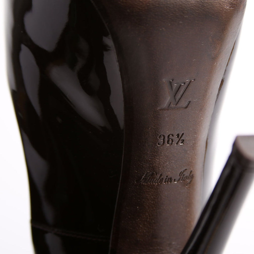 Louis Vuitton Oh Really Peep Toe Pumps Size 36.5