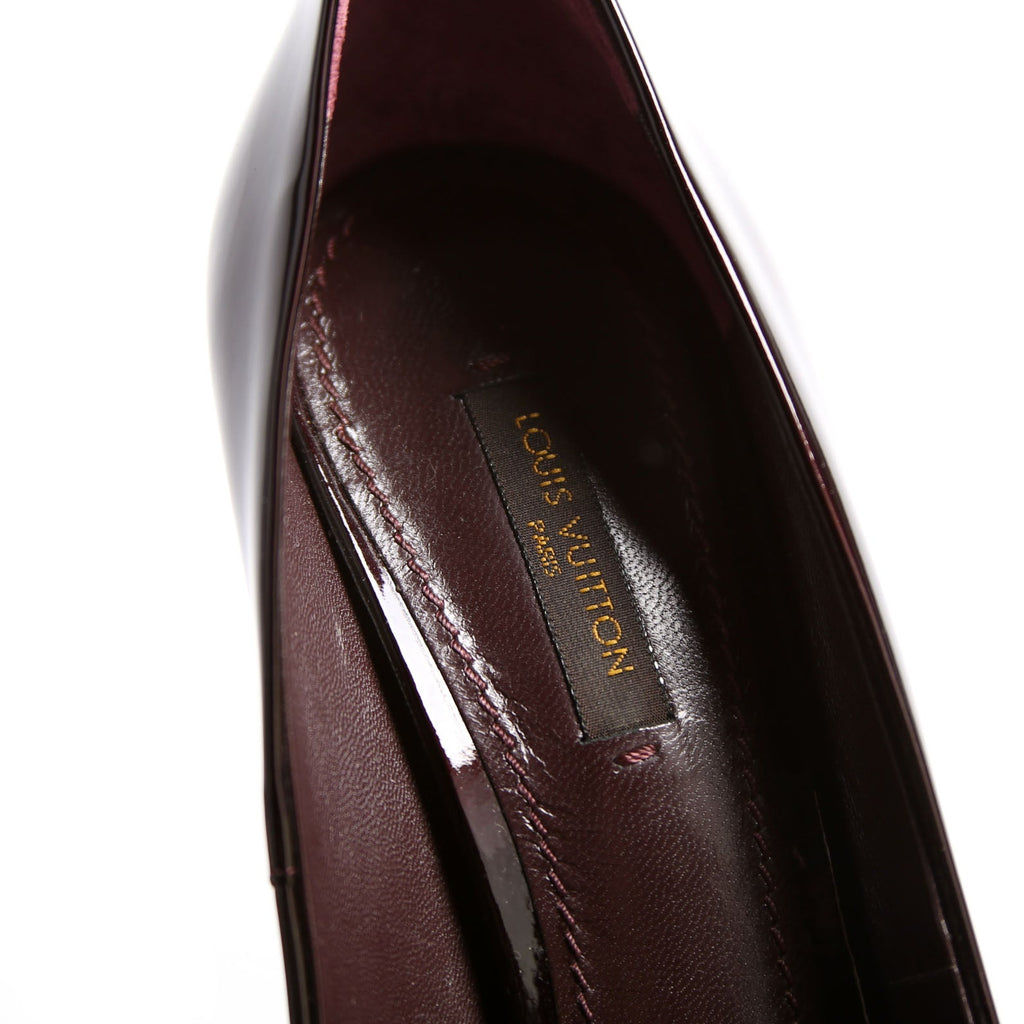 Louis Vuitton Oh Really Peep Toe Pumps Size 36.5