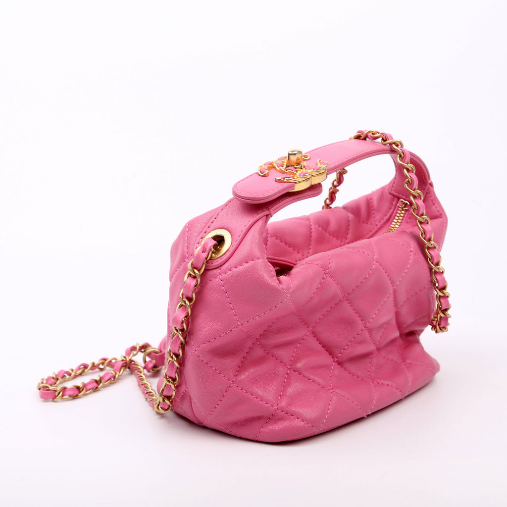 Chanel Perfect Meeting Hobo Lambskin 29M Pink